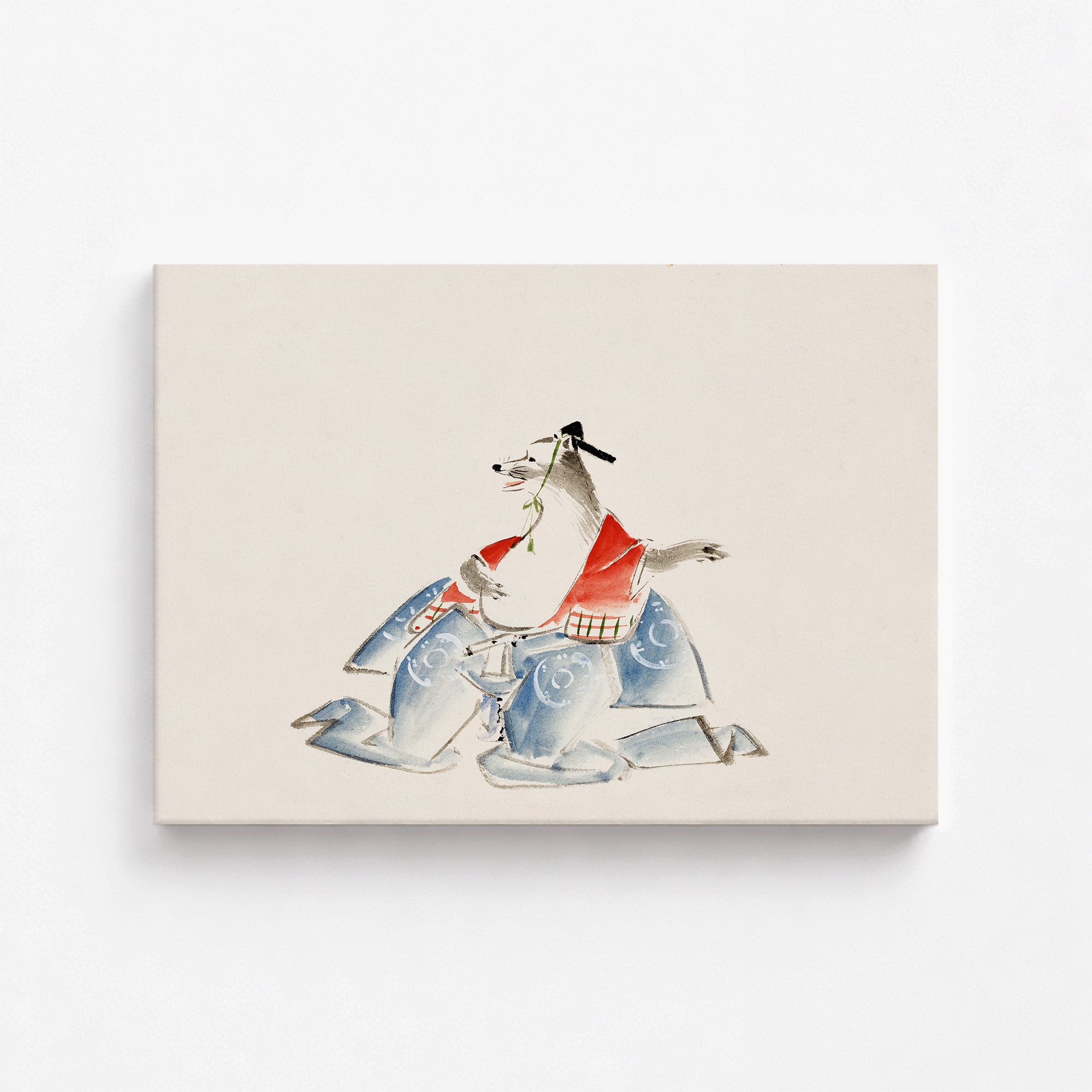 Tanuki (extrait de l'album de croquis d'Ichiryusai Hiroshige)