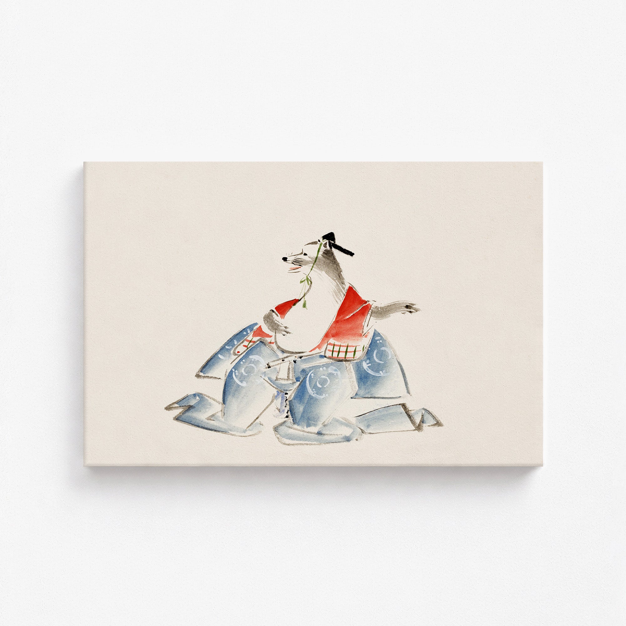 Tanuki (extrait de l'album de croquis d'Ichiryusai Hiroshige)