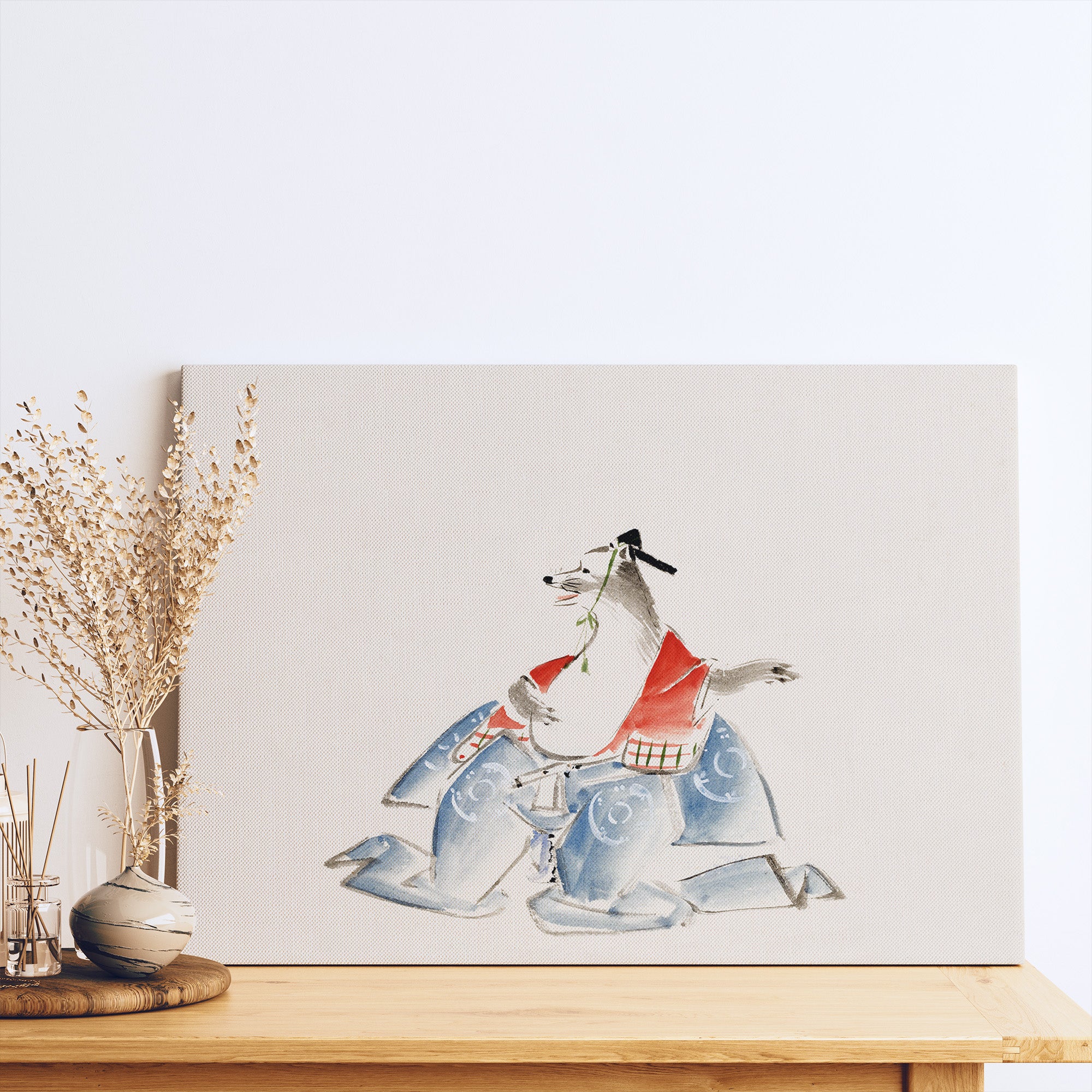 Tanuki (extrait de l'album de croquis d'Ichiryusai Hiroshige)