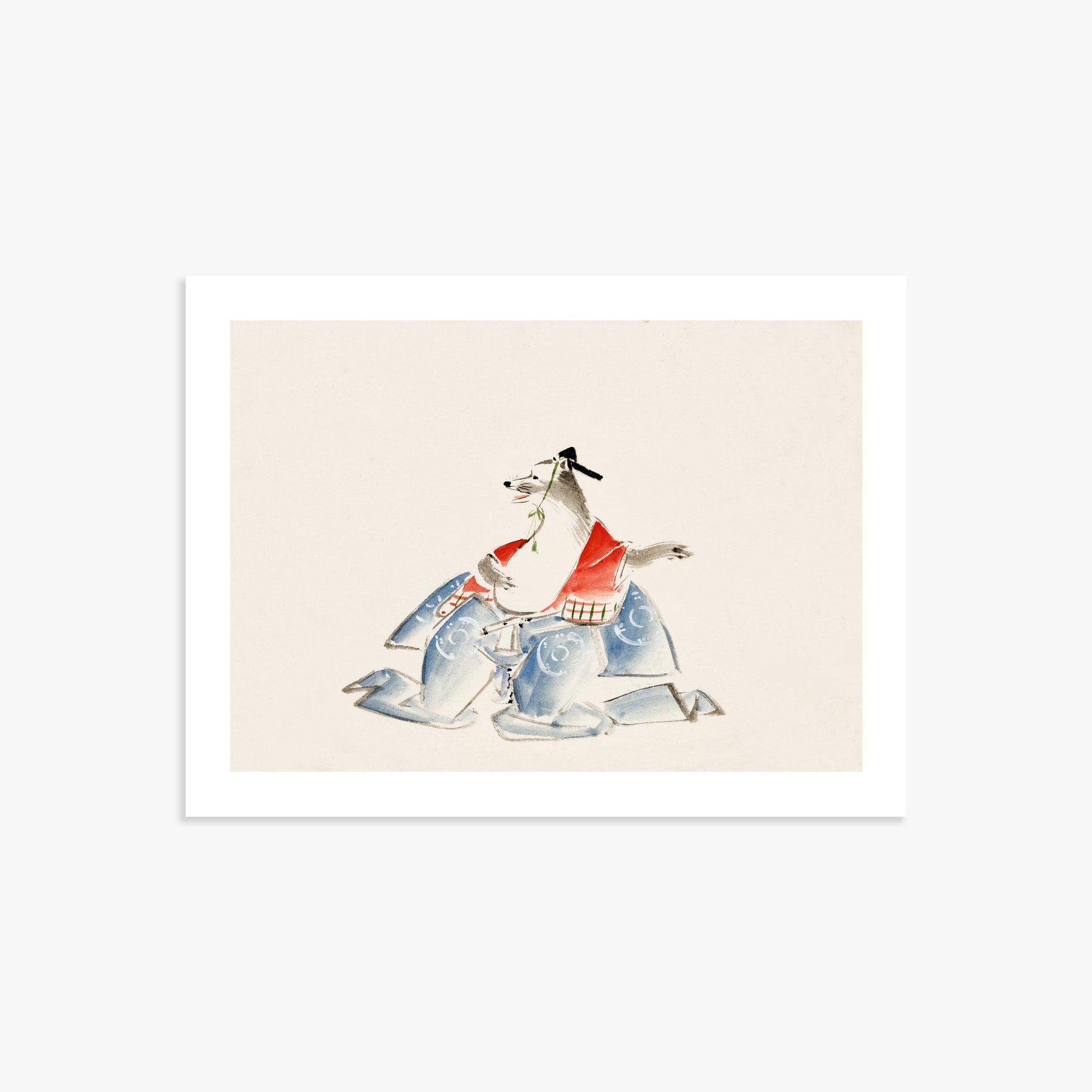Utagawa Hiroshige: Tanuki (from the Album of Ichiryusai Hiroshige`s Sketches), 30x40cm Printed Poster
