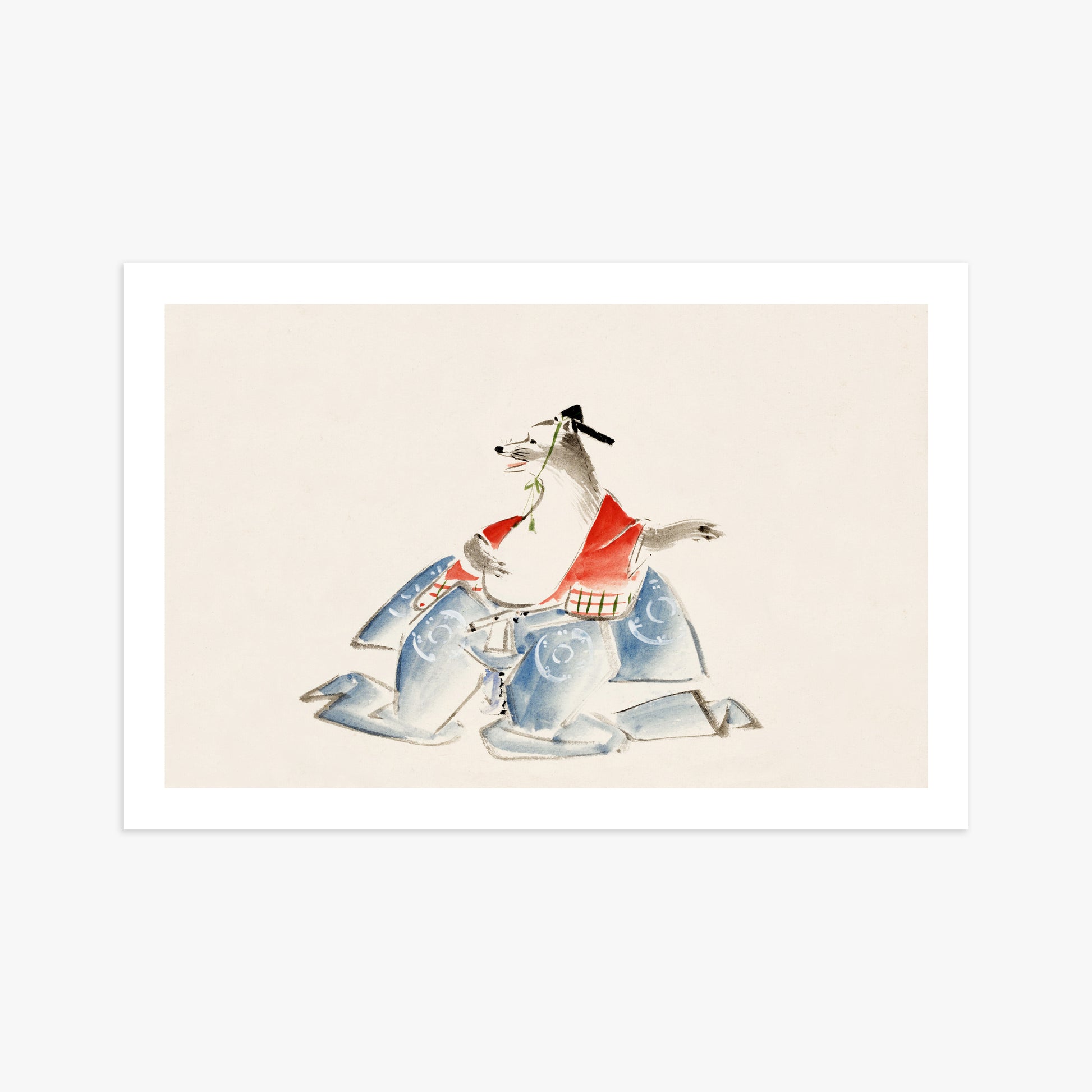 Utagawa Hiroshige: Tanuki (from the Album of Ichiryusai Hiroshige`s Sketches), 61x91cm Printed Poster