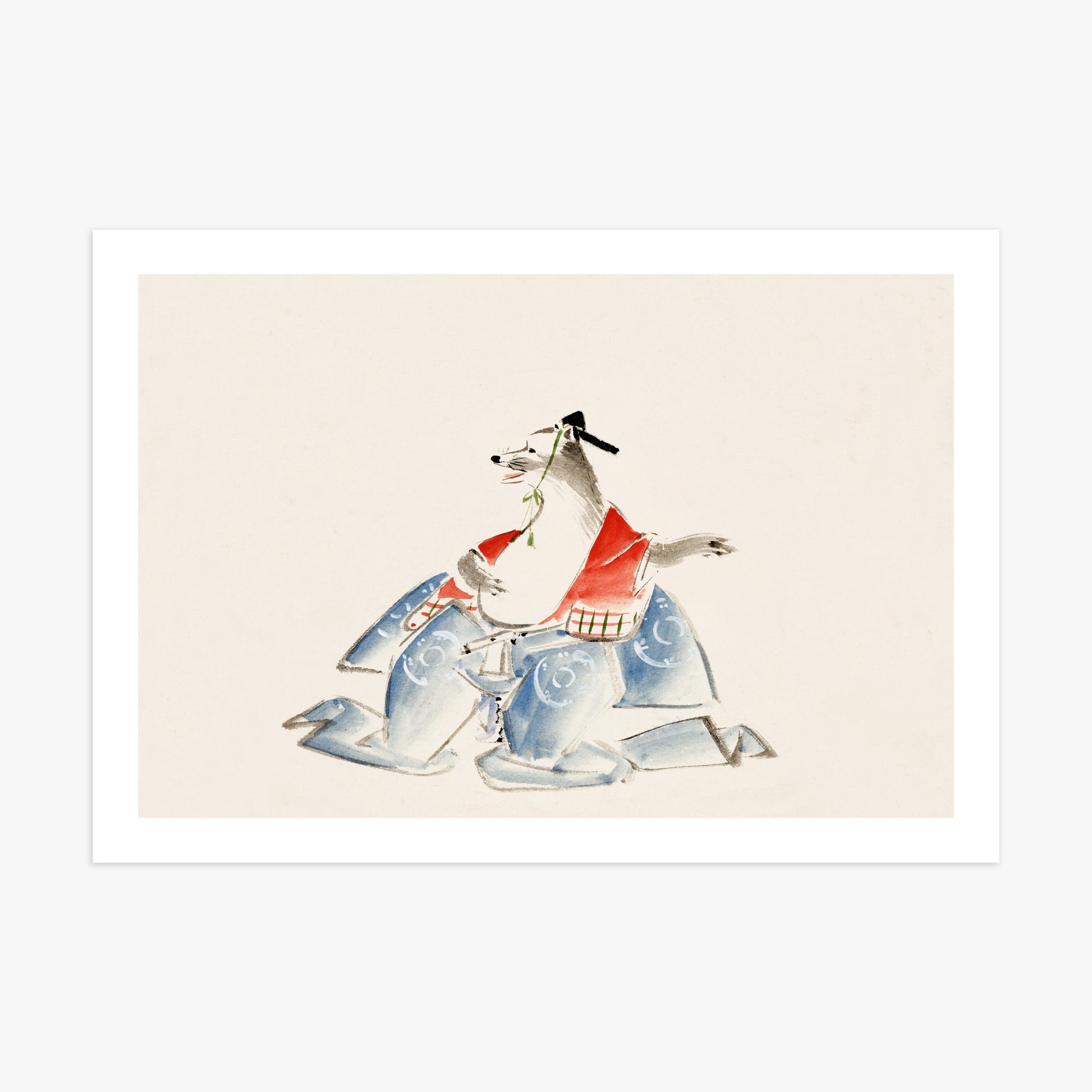 Utagawa Hiroshige: Tanuki (from the Album of Ichiryusai Hiroshige`s Sketches), 70x100cm Printed Poster