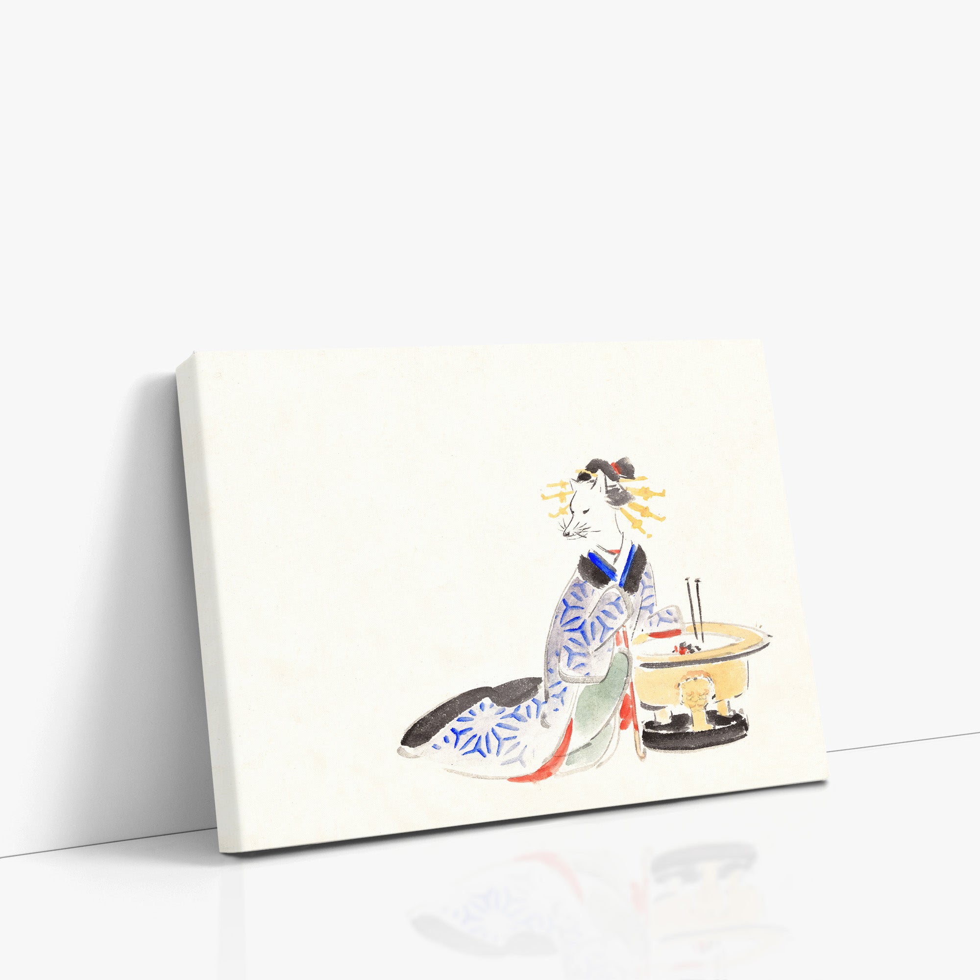 Renard (extrait de l'album de croquis d'Ichiryusai Hiroshige)