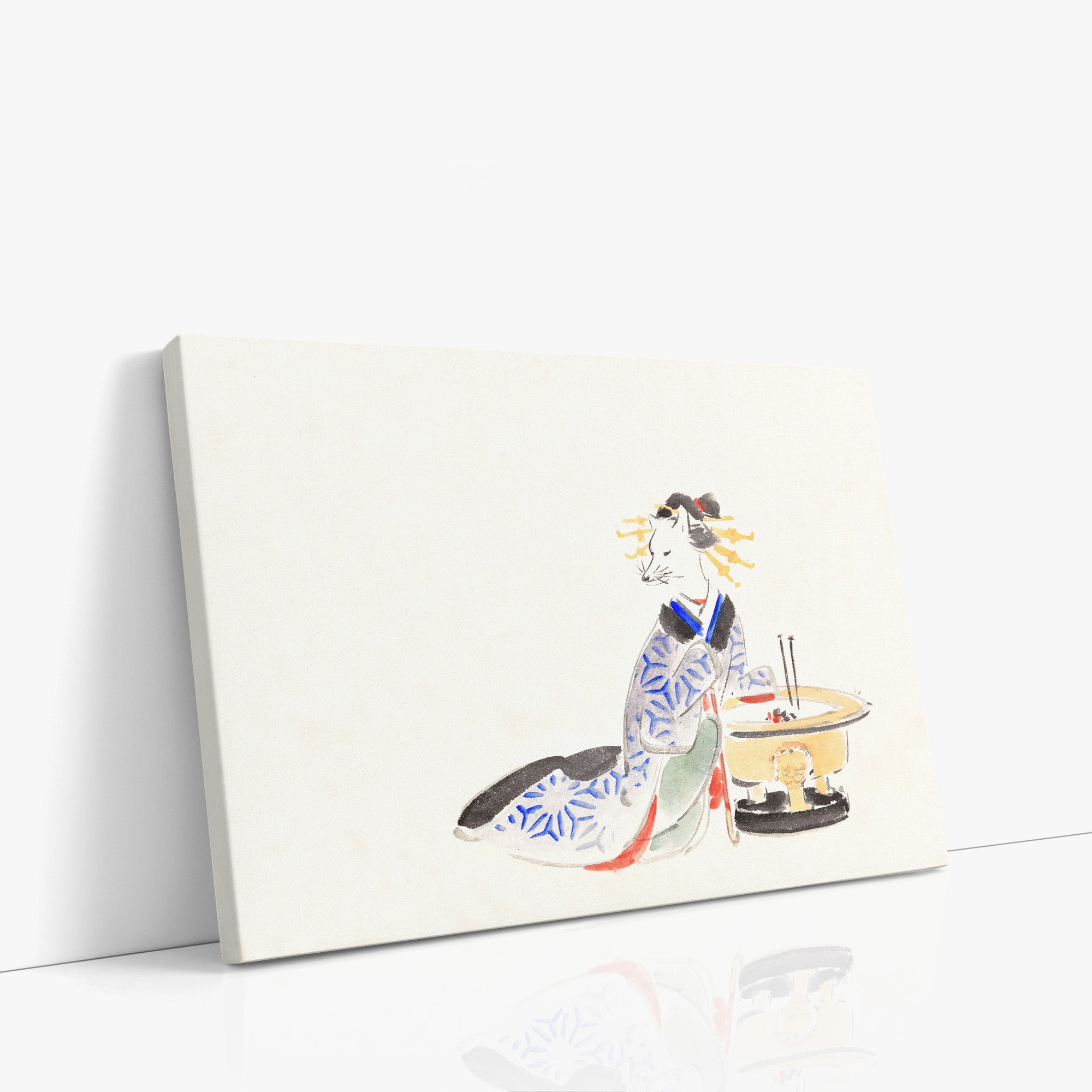 Renard (extrait de l'album de croquis d'Ichiryusai Hiroshige)