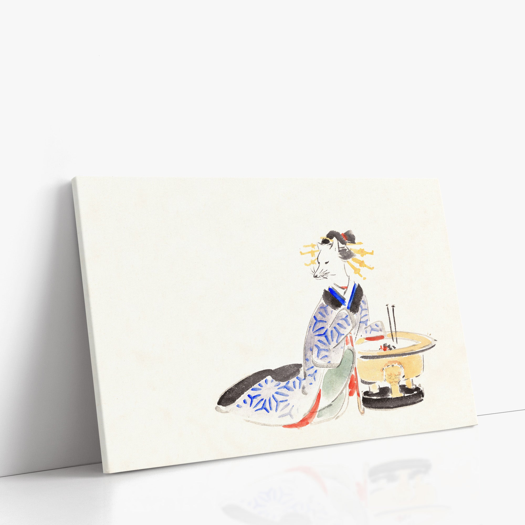 Renard (extrait de l'album de croquis d'Ichiryusai Hiroshige)