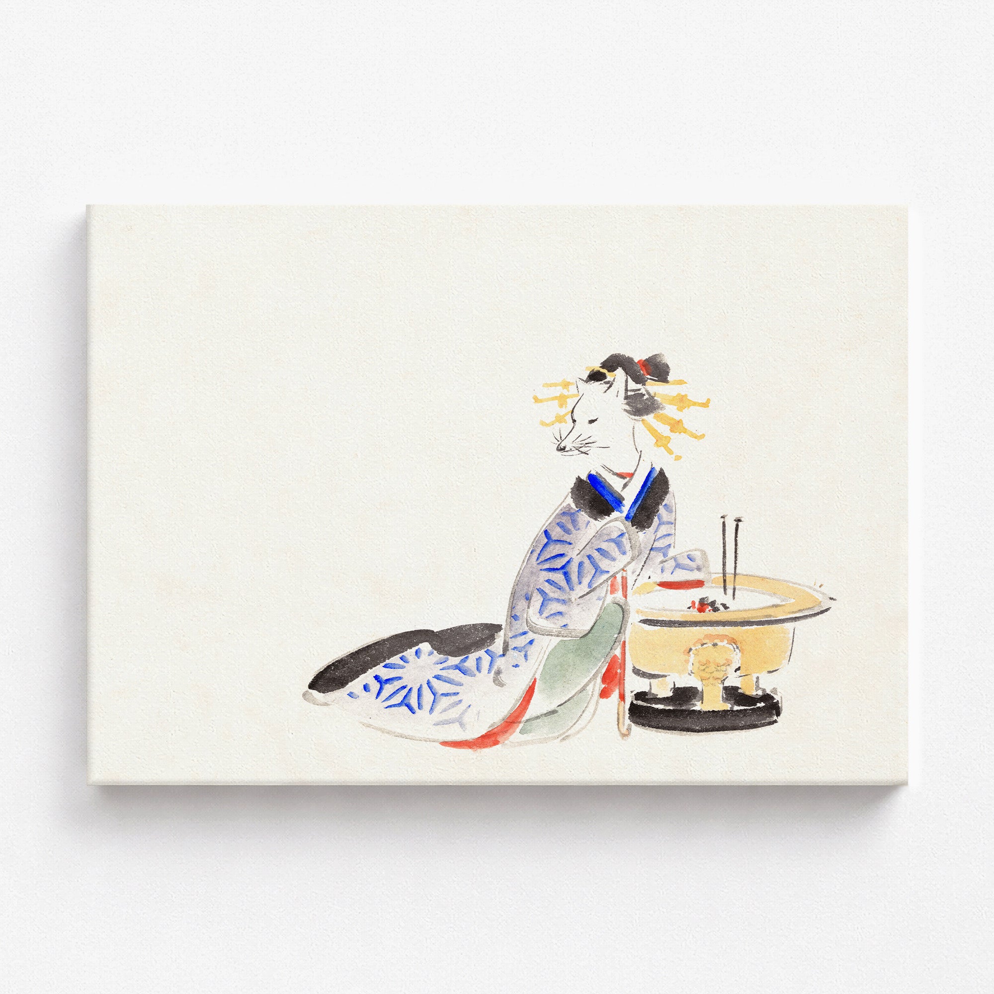 Renard (extrait de l'album de croquis d'Ichiryusai Hiroshige)