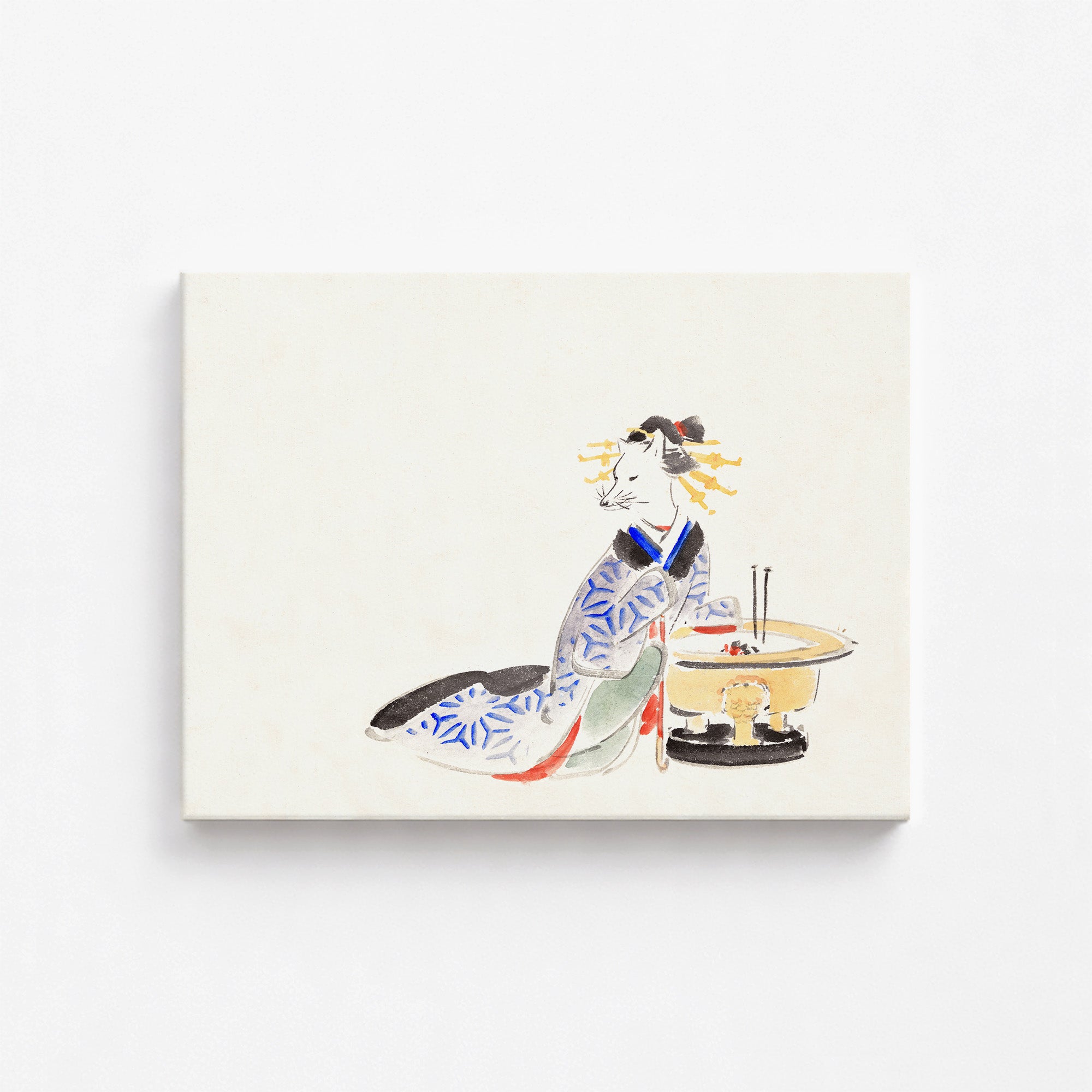 Renard (extrait de l'album de croquis d'Ichiryusai Hiroshige)