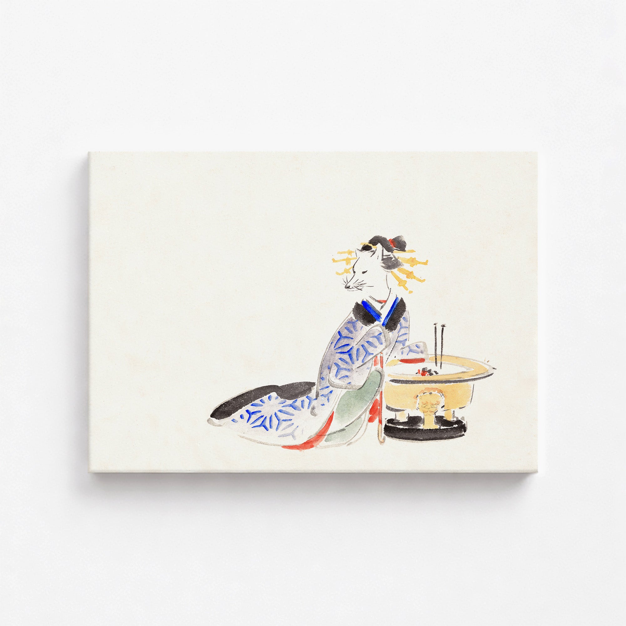 Renard (extrait de l'album de croquis d'Ichiryusai Hiroshige)