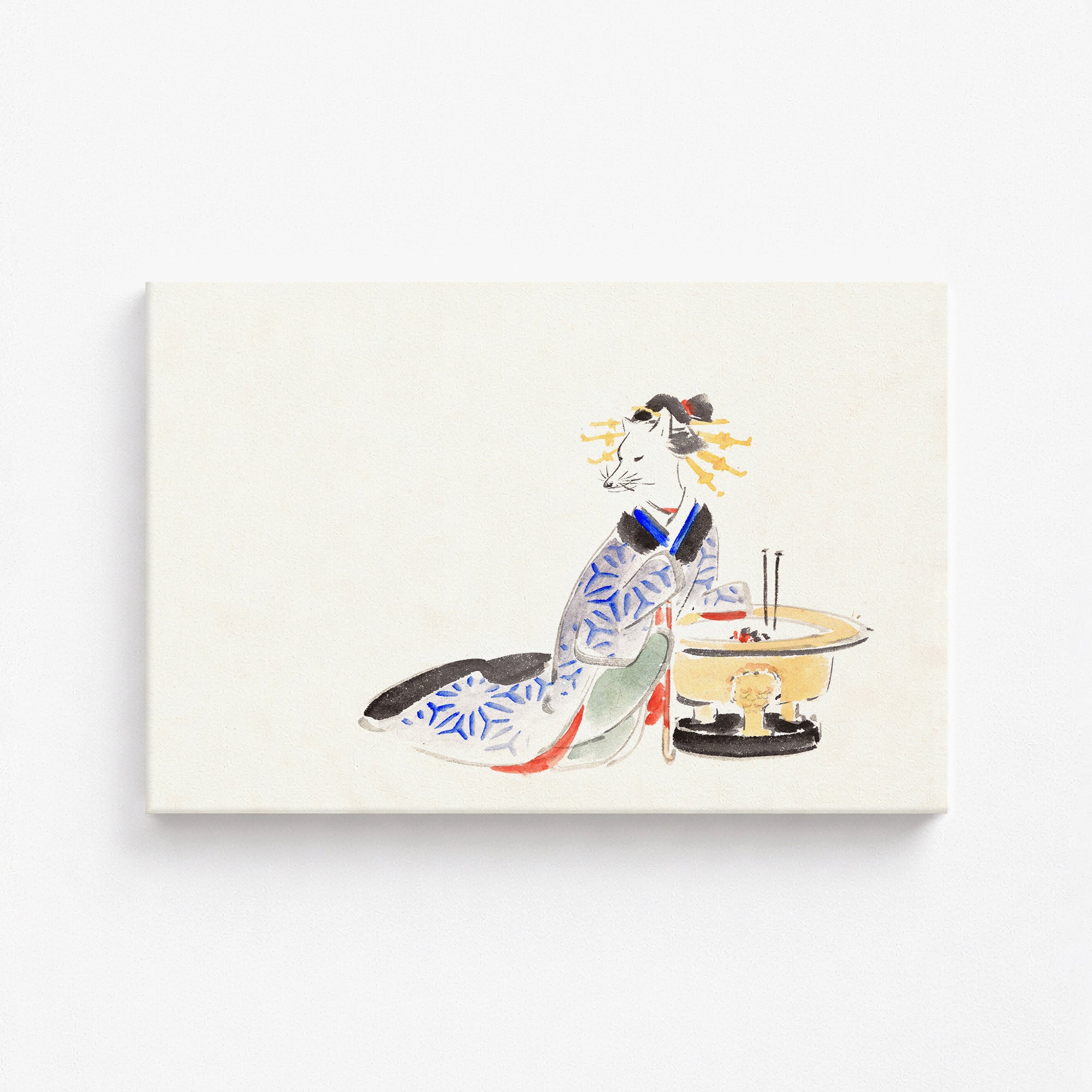 Renard (extrait de l'album de croquis d'Ichiryusai Hiroshige)