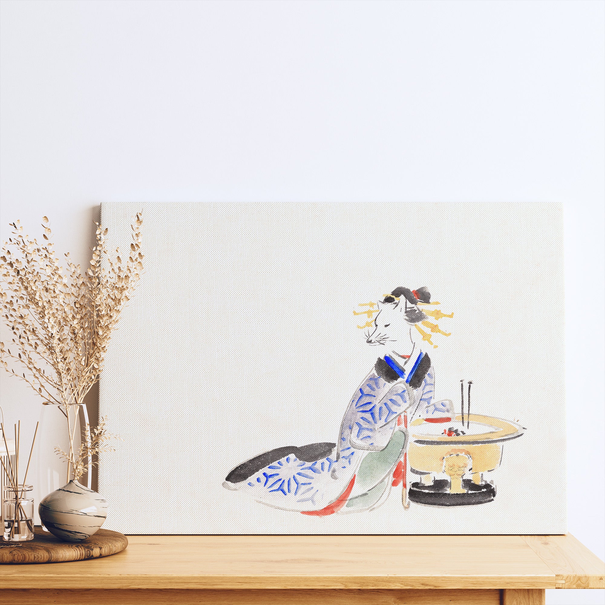 Renard (extrait de l'album de croquis d'Ichiryusai Hiroshige)