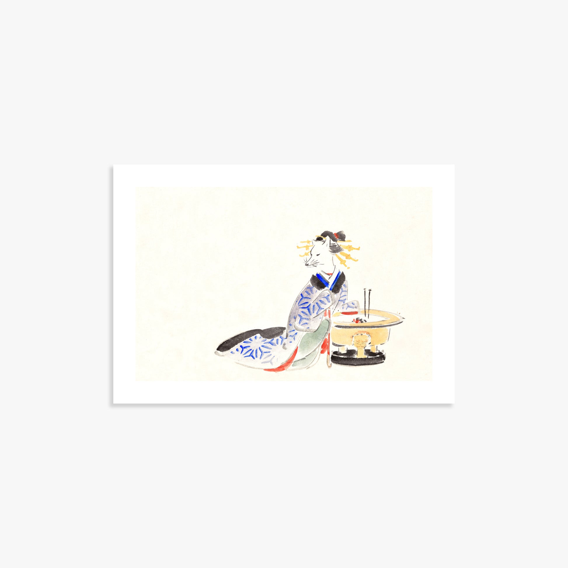 Utagawa Hiroshige: Fox (from the Album of Ichiryusai Hiroshige`s Sketches), 21x30cm Printed Poster