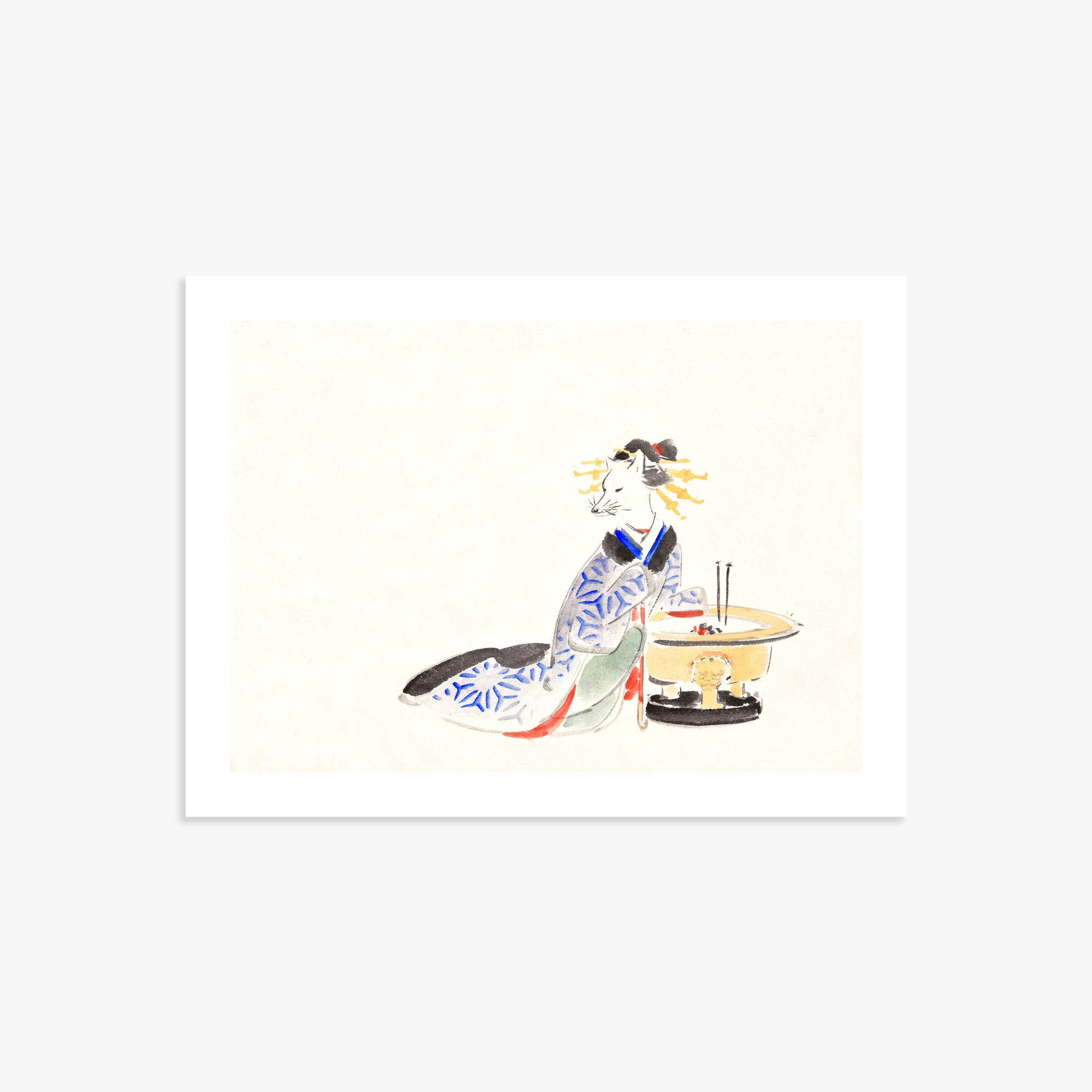 Utagawa Hiroshige: Fox (from the Album of Ichiryusai Hiroshige`s Sketches), 30x40cm Printed Poster