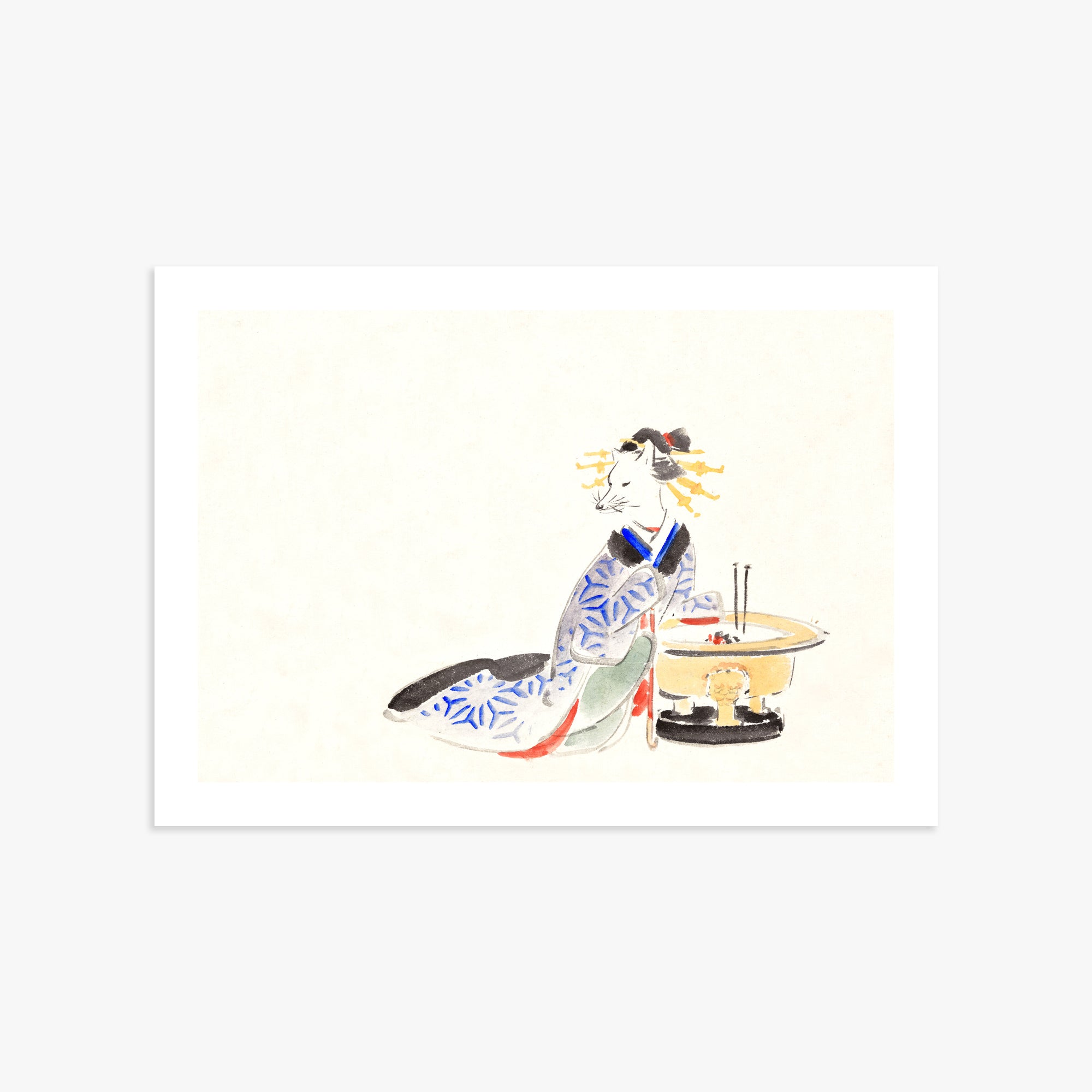 Utagawa Hiroshige: Fox (from the Album of Ichiryusai Hiroshige`s Sketches), 50x70cm Printed Poster