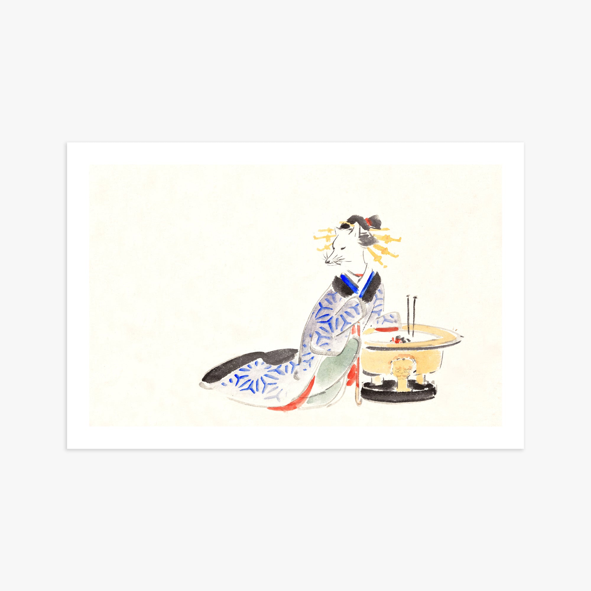 Utagawa Hiroshige: Fox (from the Album of Ichiryusai Hiroshige`s Sketches), 61x91cm Printed Poster