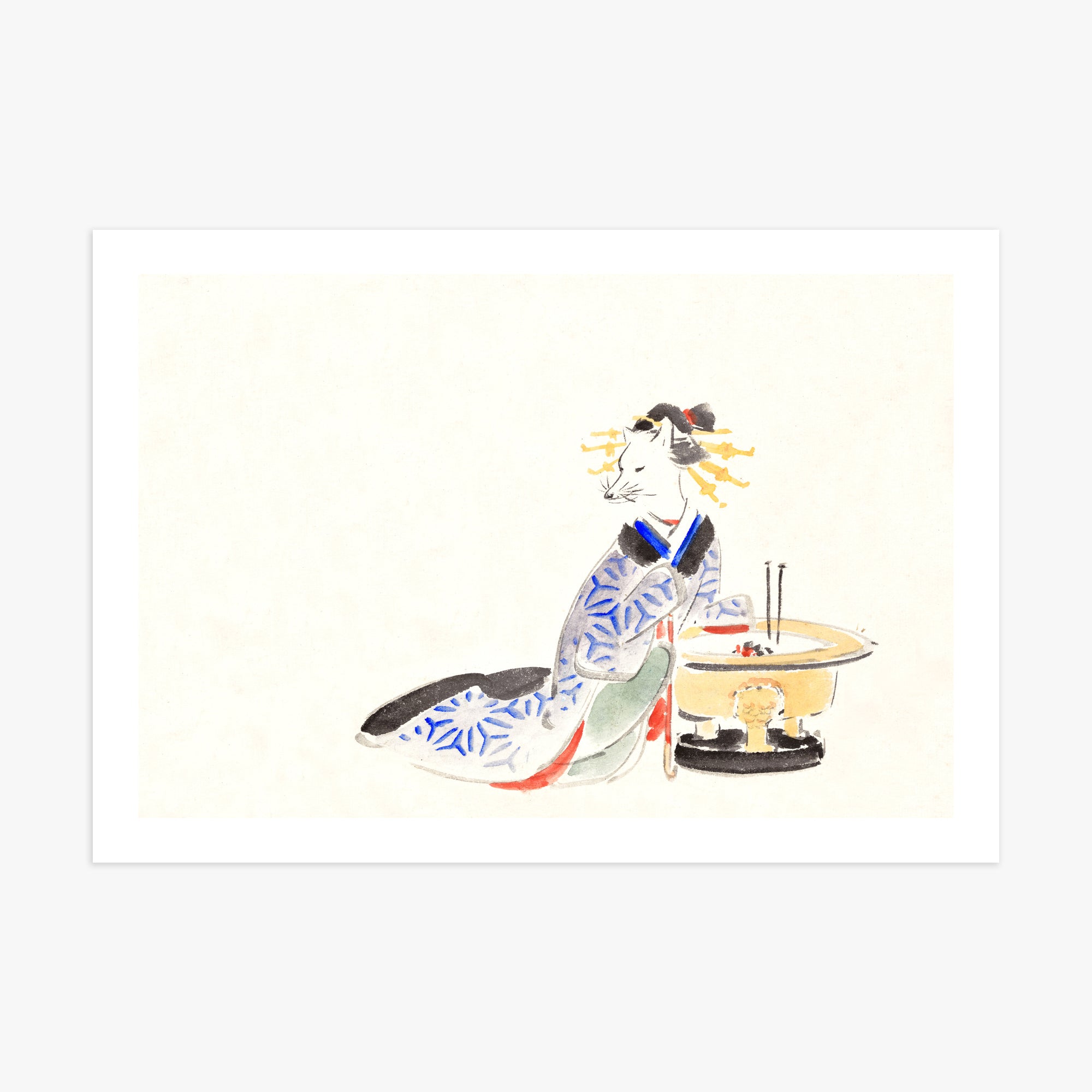 Utagawa Hiroshige: Fox (from the Album of Ichiryusai Hiroshige`s Sketches), 70x100cm Printed Poster
