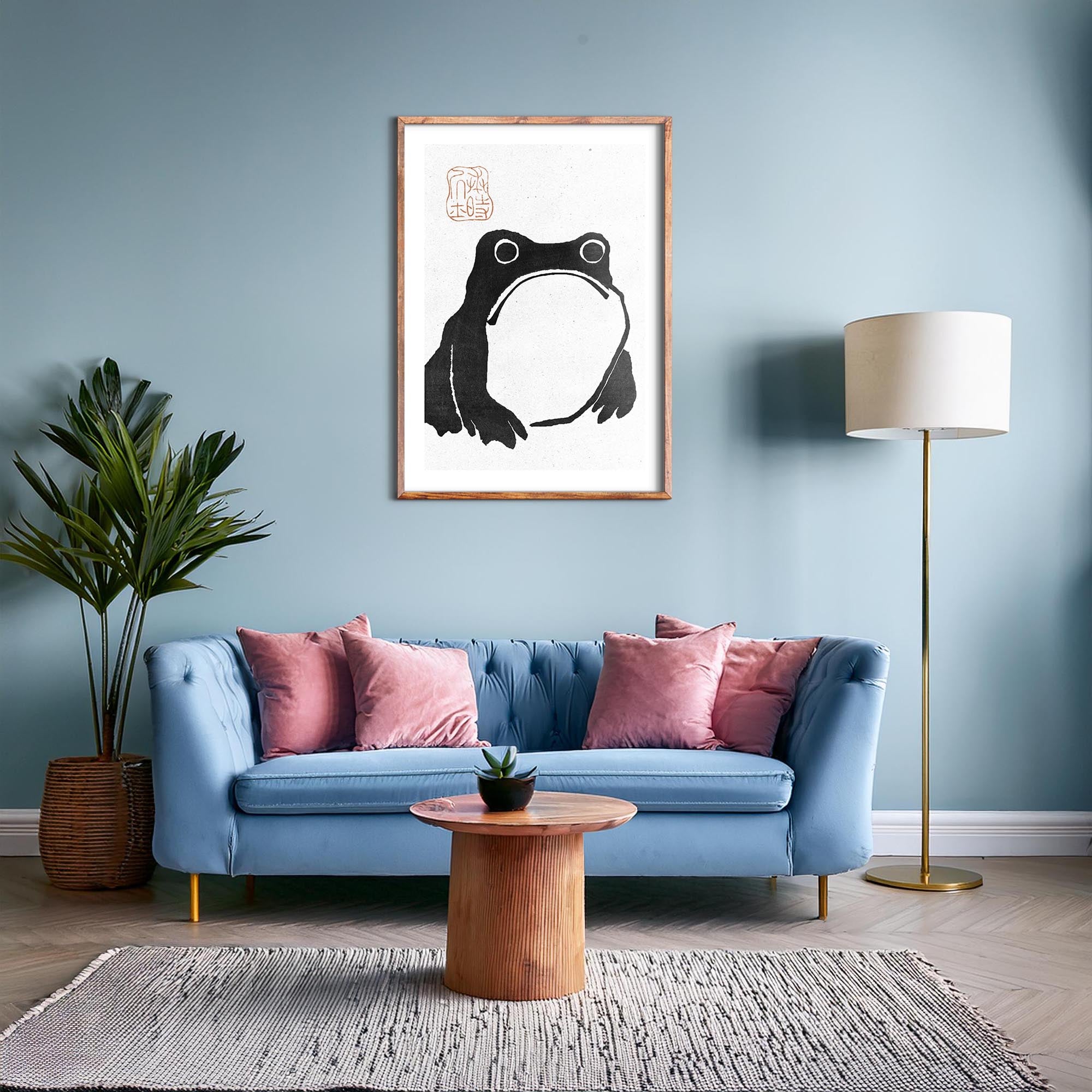 Design concept No. 28 for Matsumoto Hoji: The Toad - Monochrome-Style Japanese Wall Art