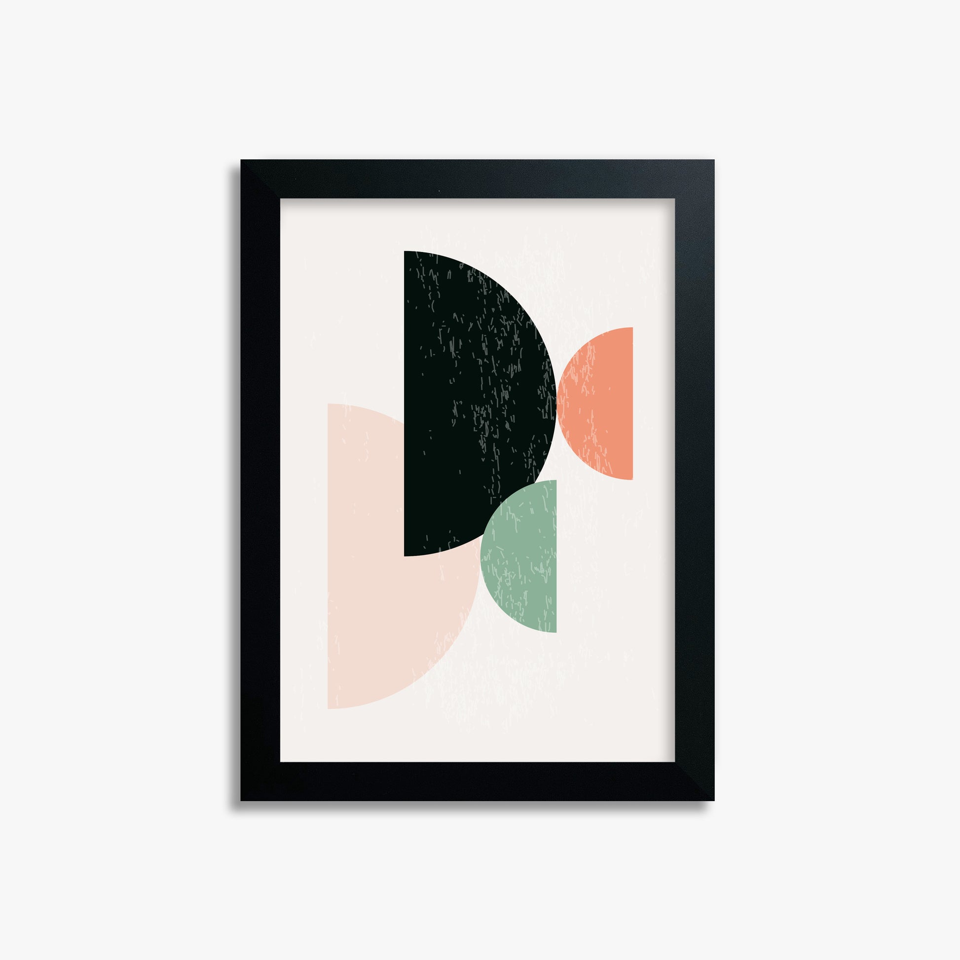 Eclipse Harmony, 21x30cm Framed Poster With Black Frame