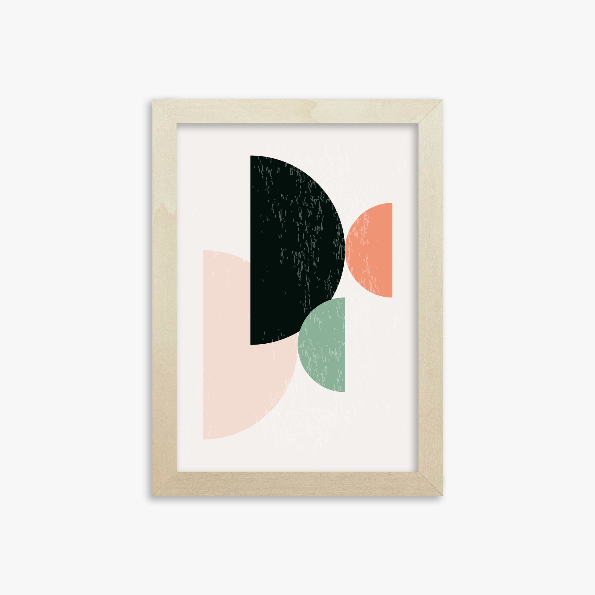 Eclipse Harmony, 21x30cm Framed Poster With Lime Wood Frame