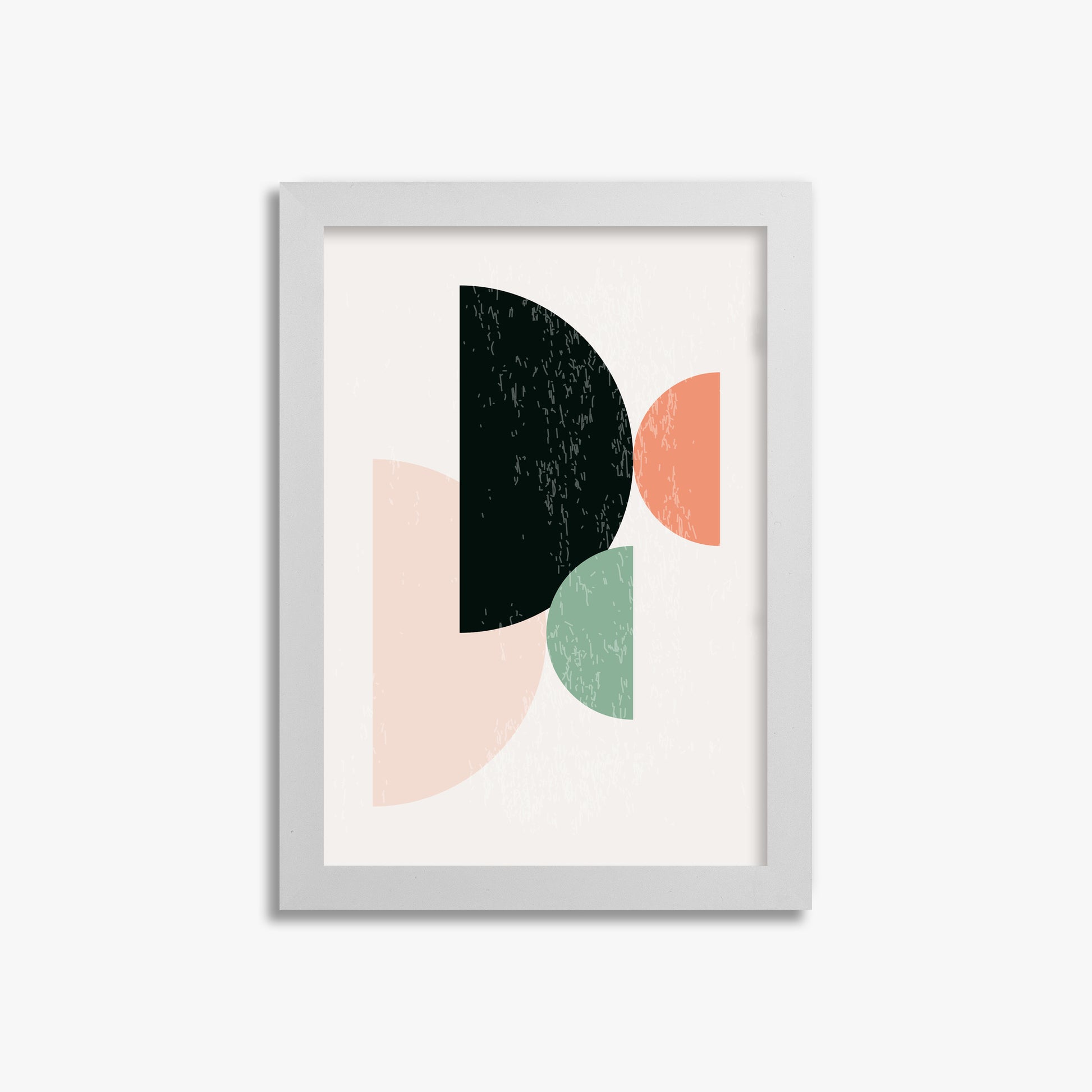 Eclipse Harmony, 21x30cm Framed Poster With White Frame