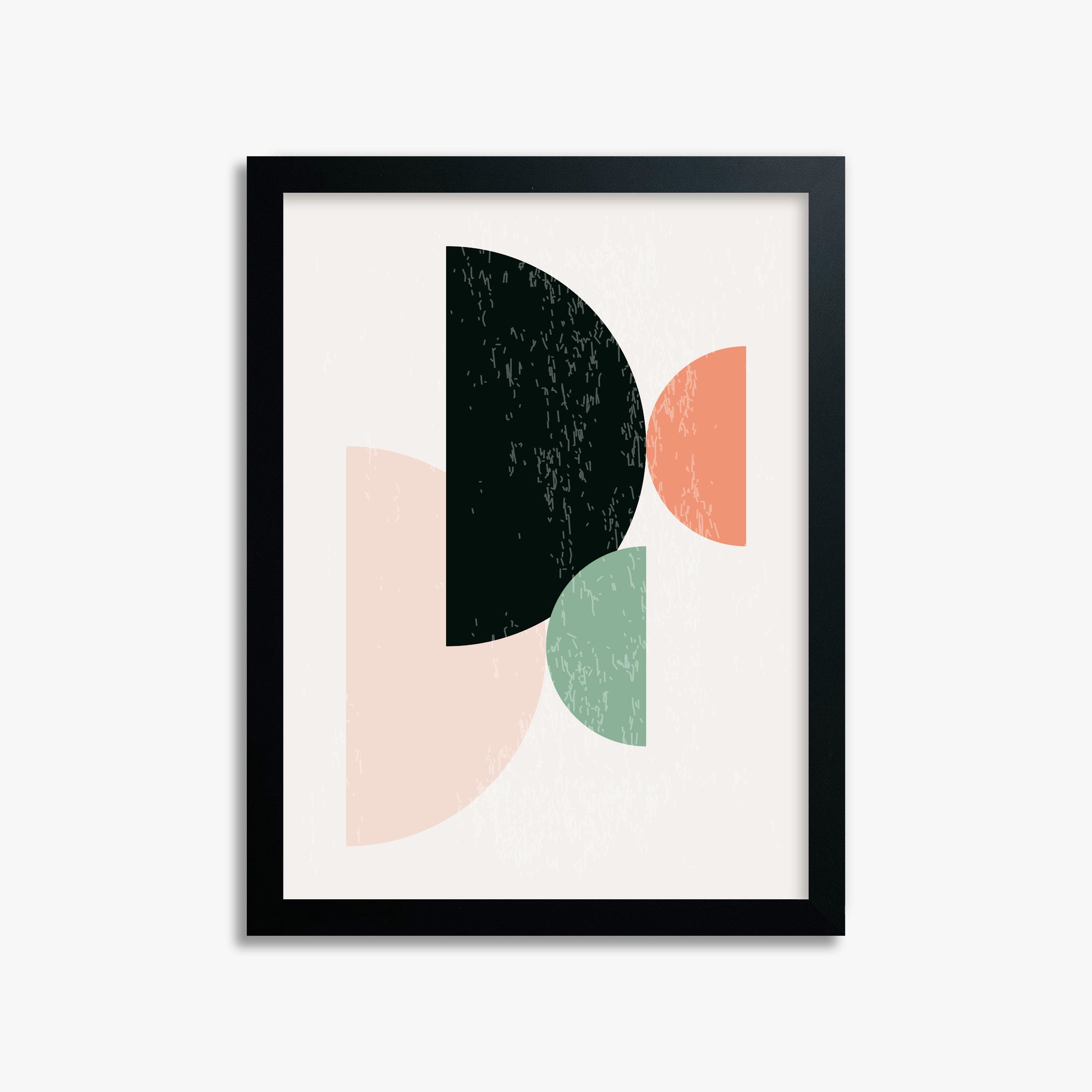 Eclipse Harmony, 30x40cm Framed Poster With Black Frame