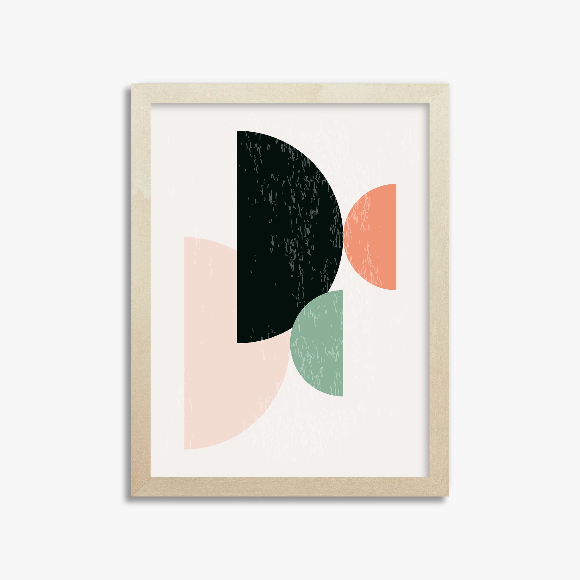 Eclipse Harmony, 30x40cm Framed Poster With Lime Wood Frame