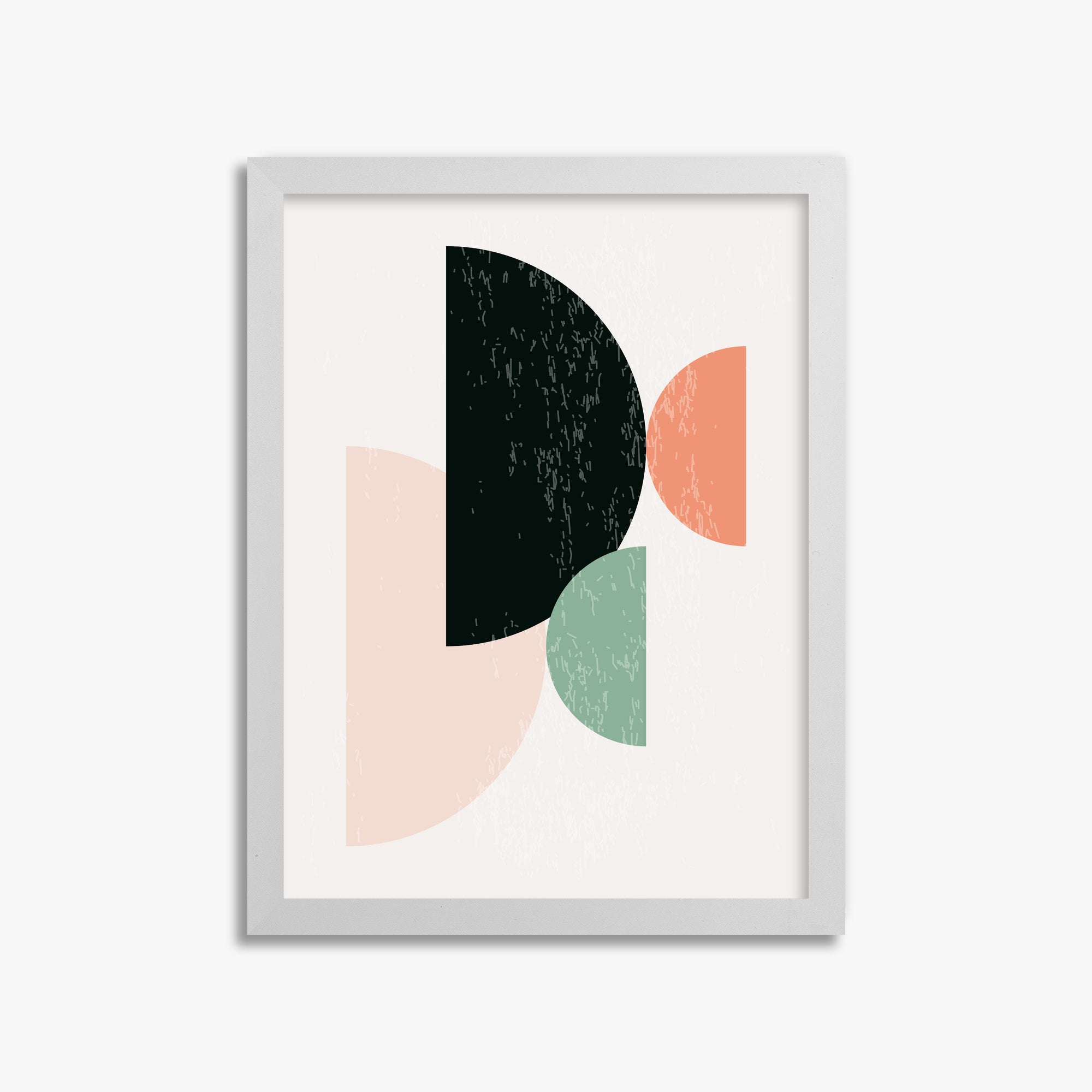 Eclipse Harmony, 30x40cm Framed Poster With White Frame