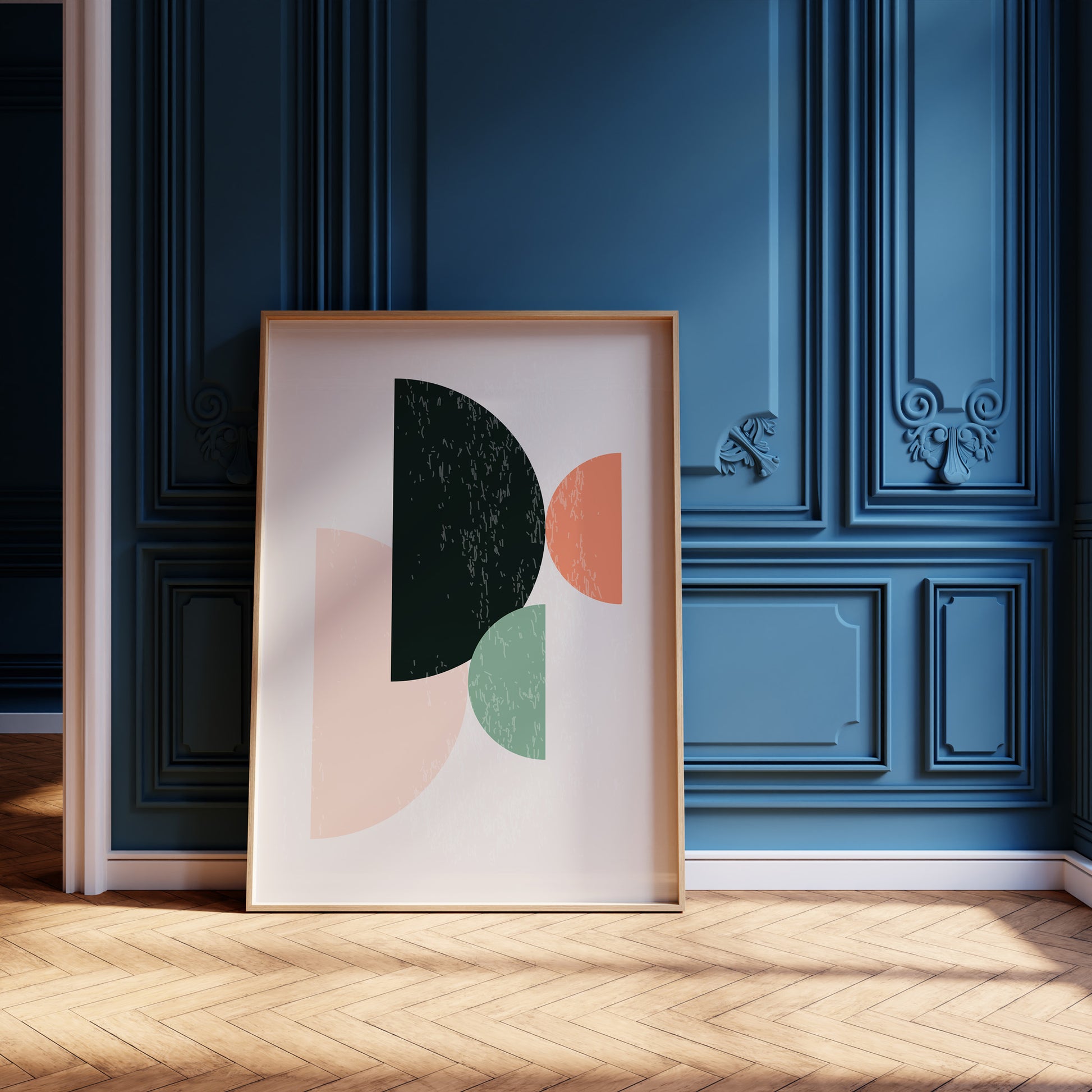 Design Concept No. 12 for Eclipse Harmony Modern Poster Art