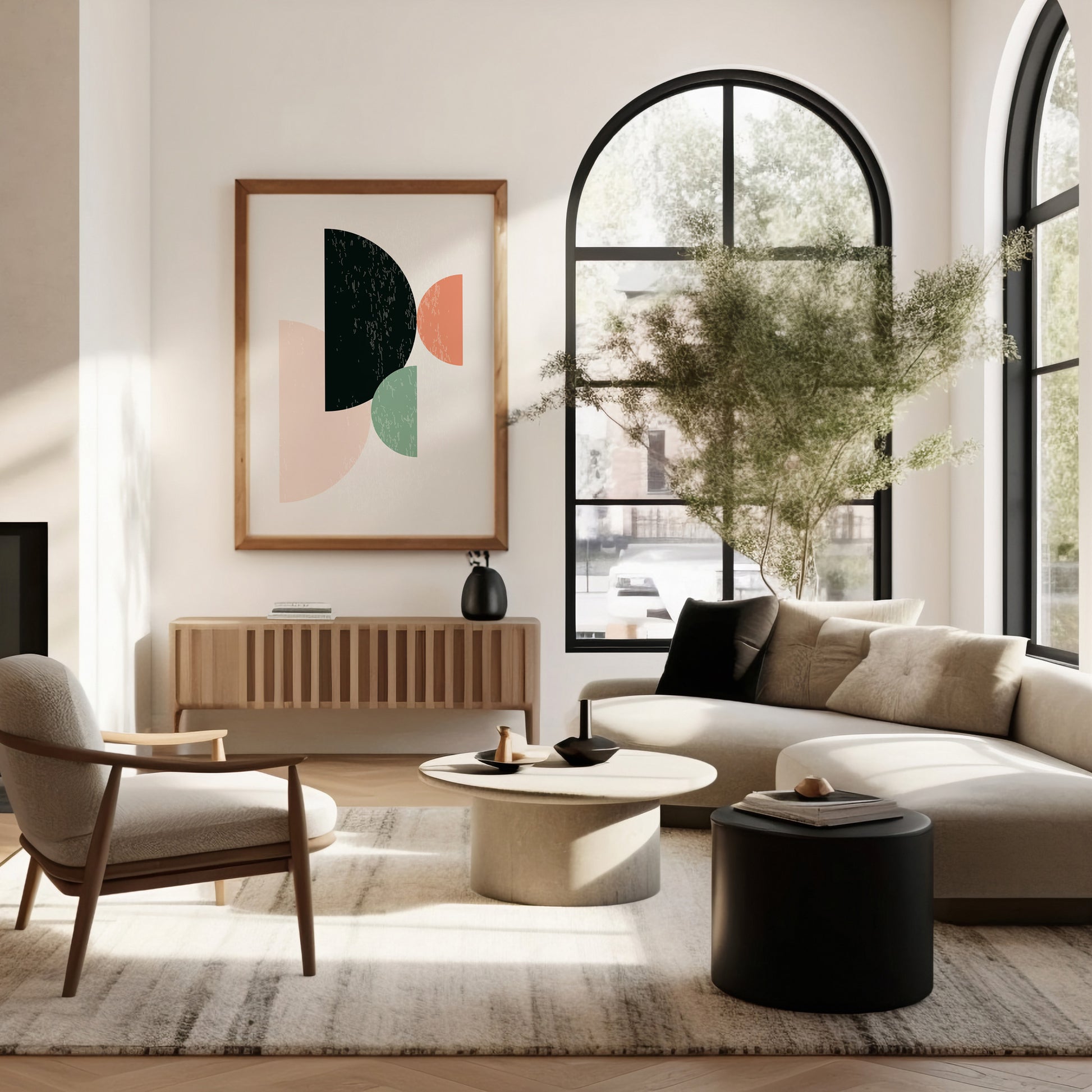 Design Concept No. 40 for Eclipse Harmony Modern Poster Art