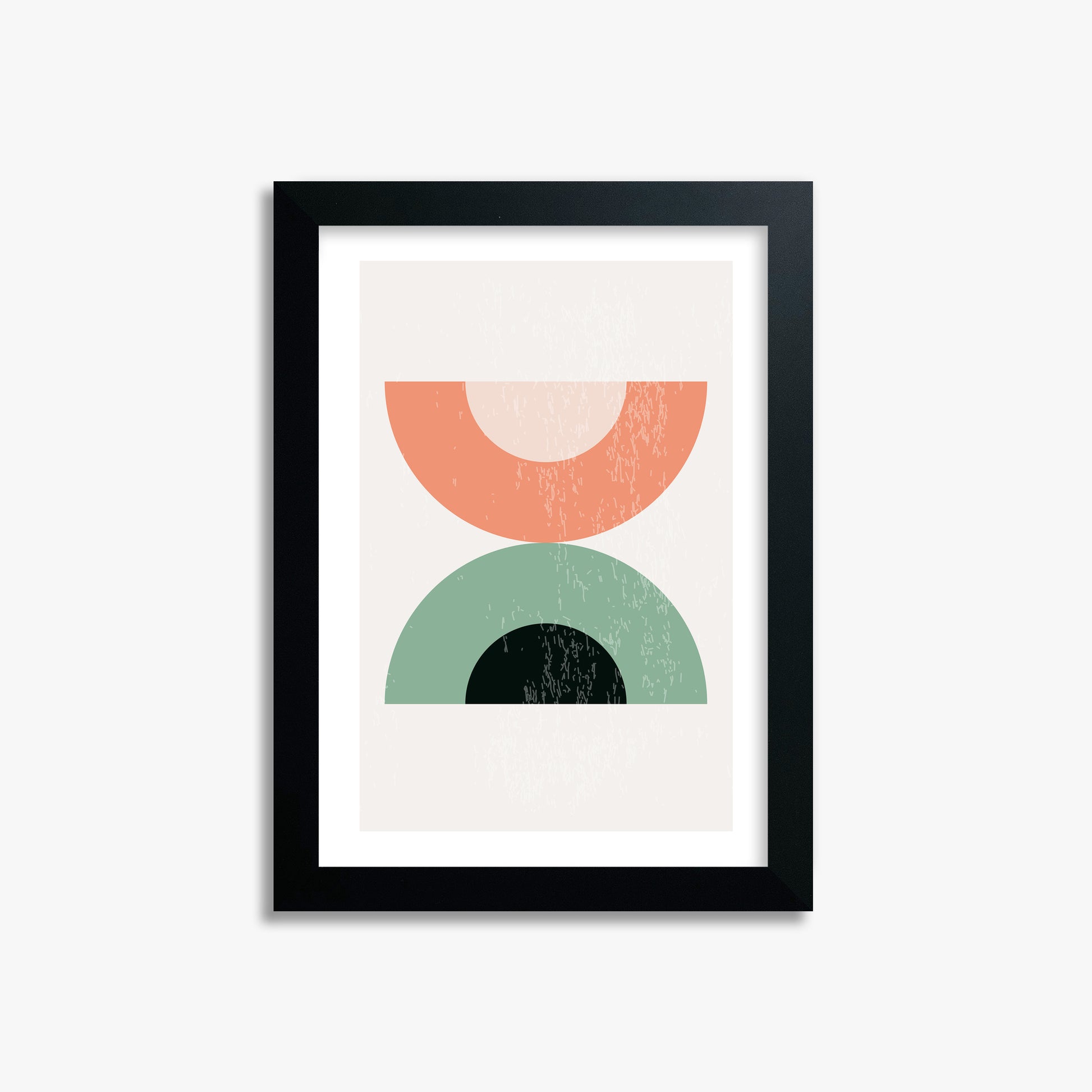 Sunset Balance, 21x30cm Framed Poster With Black Frame