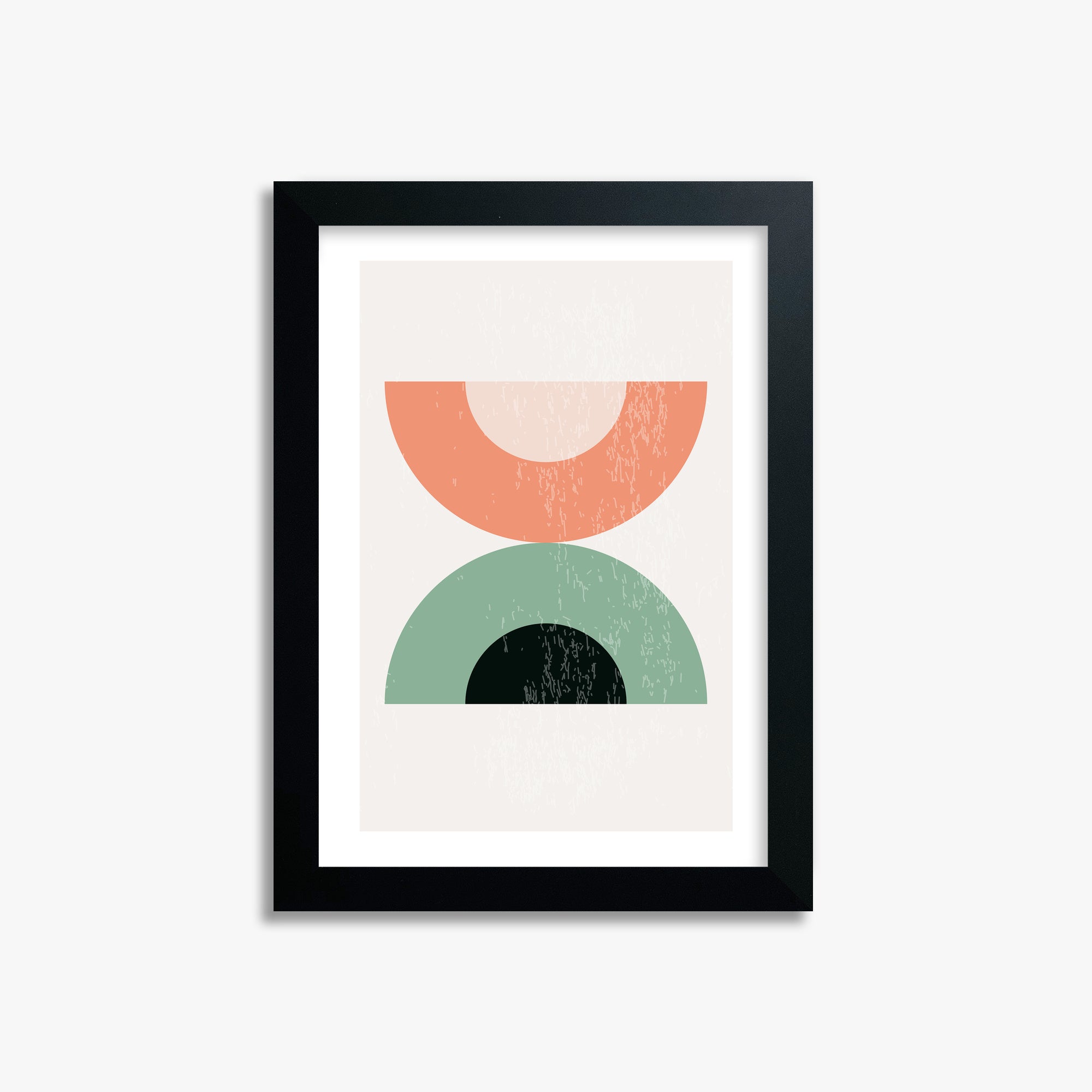 Sunset Balance, 21x30cm Framed Poster With Black Frame