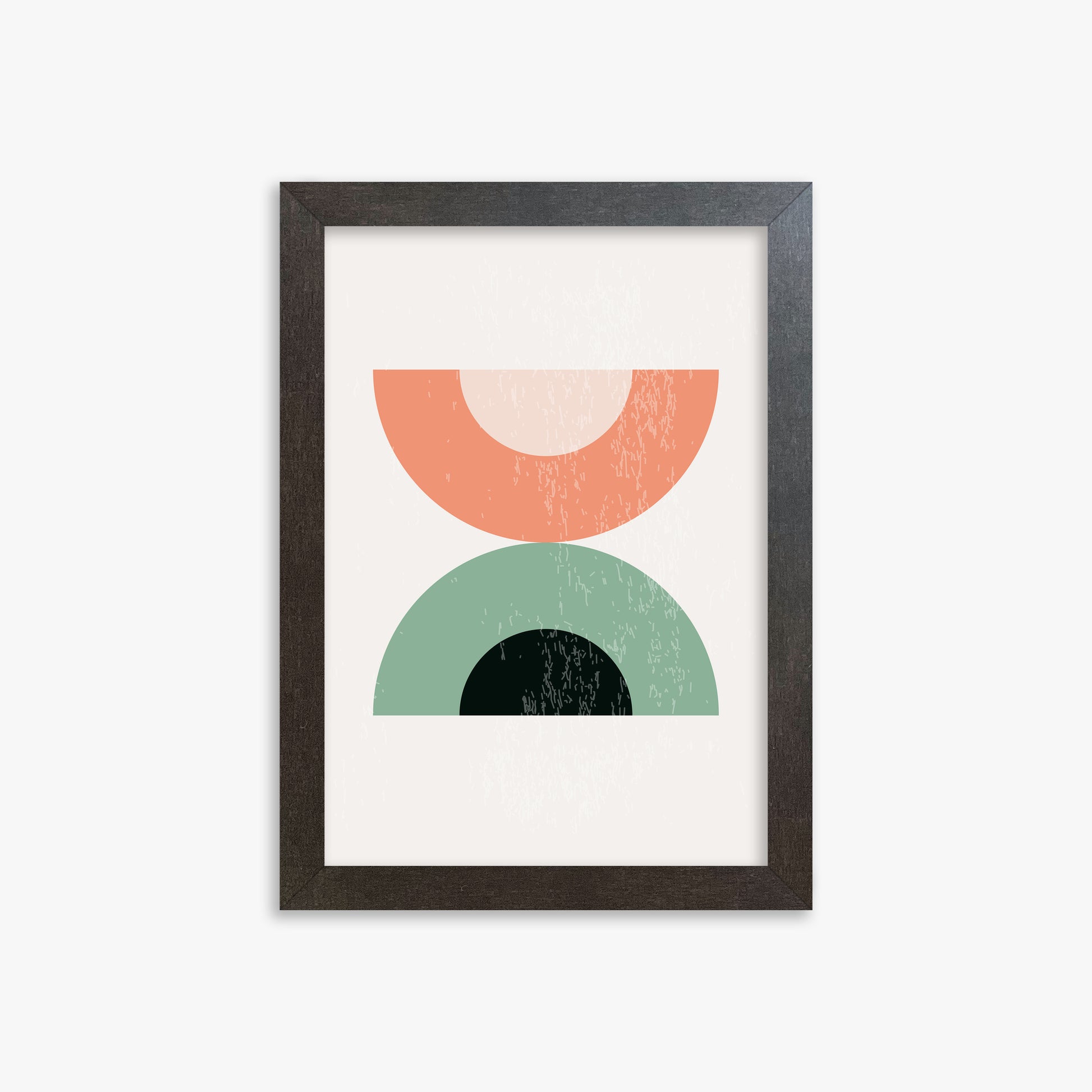 Sunset Balance, 21x30cm Framed Poster With Espresso Frame