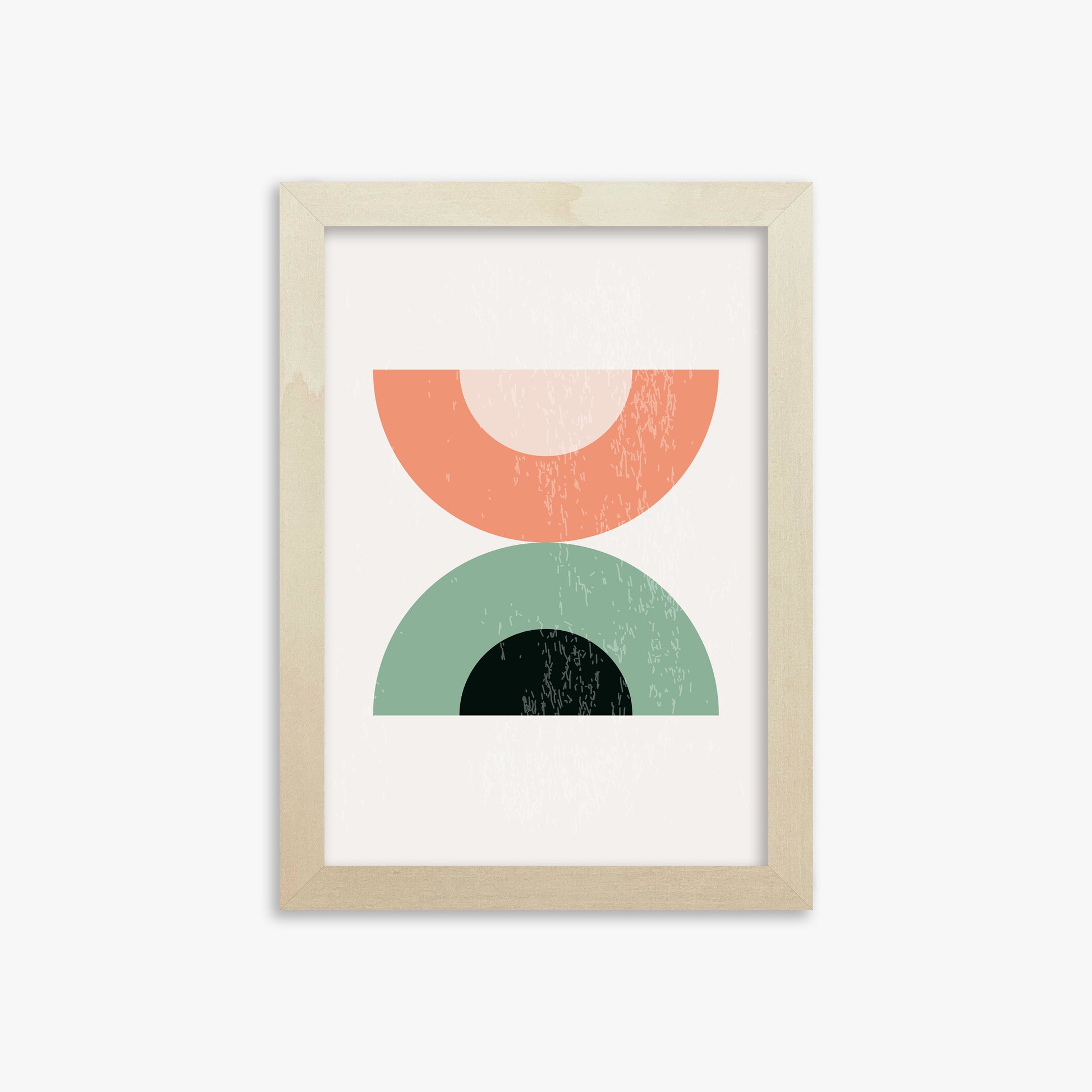 Sunset Balance, 21x30cm Framed Poster With Lime Wood Frame