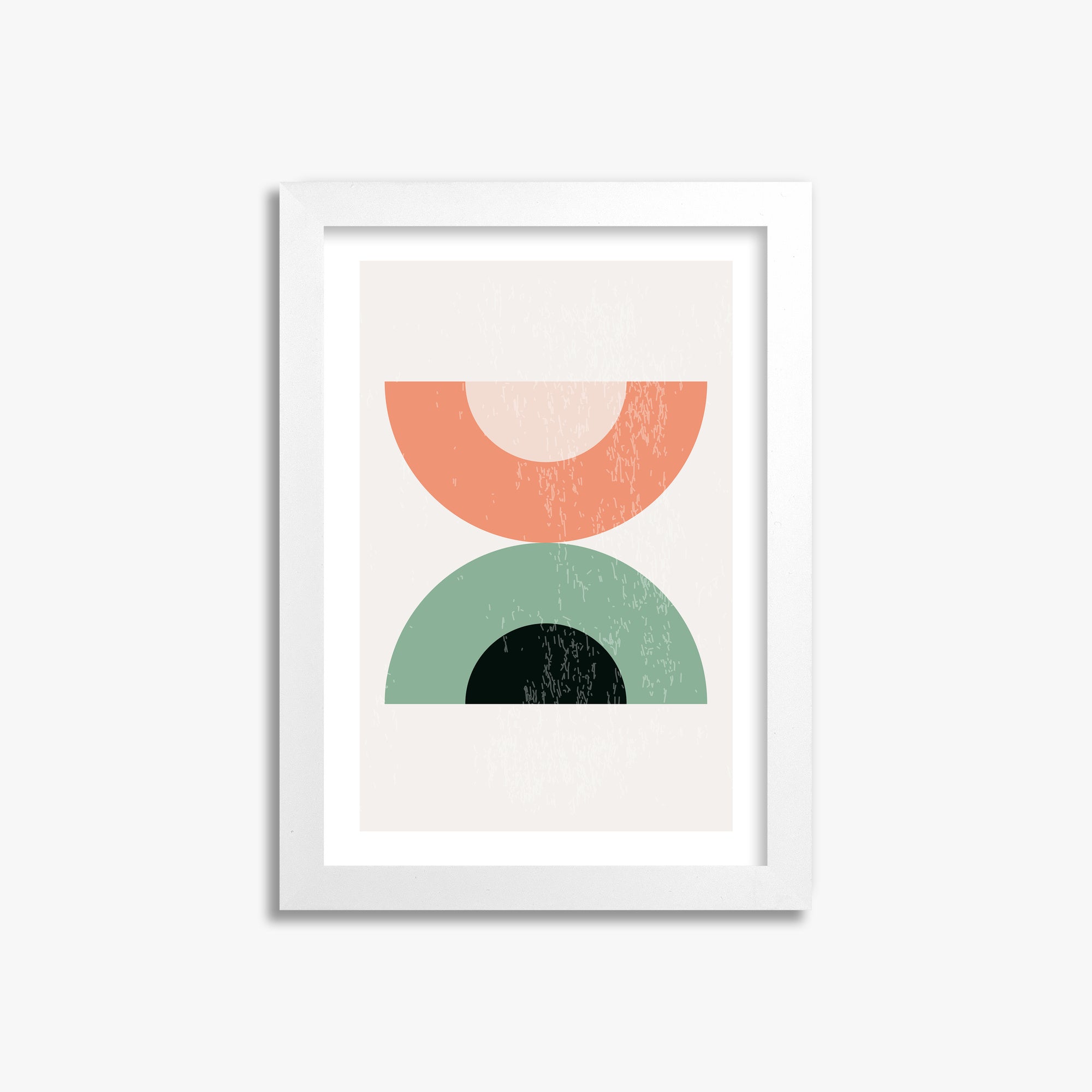 Sunset Balance, 21x30cm Framed Poster With White Frame