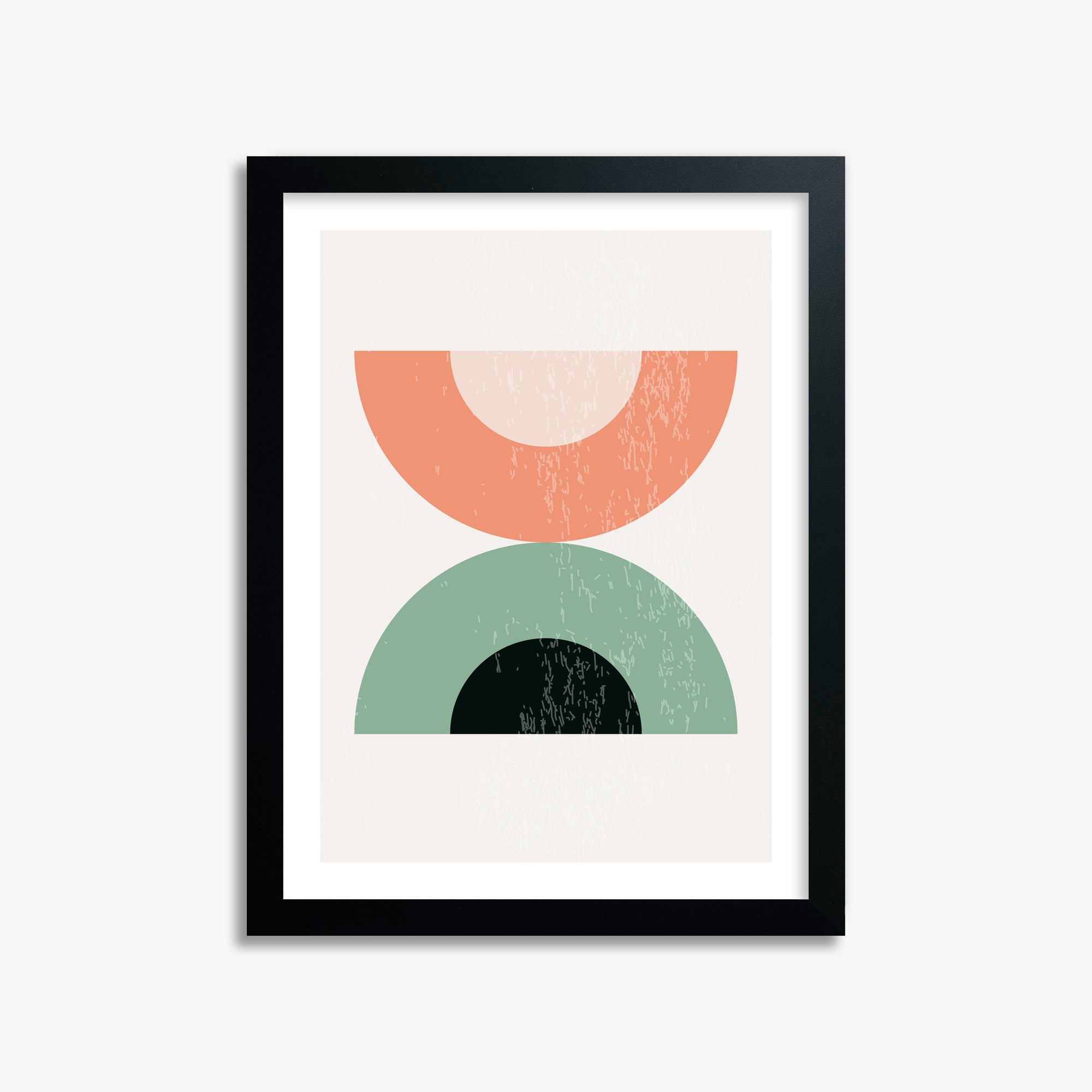 Sunset Balance, 30x40cm Framed Poster With Black Frame