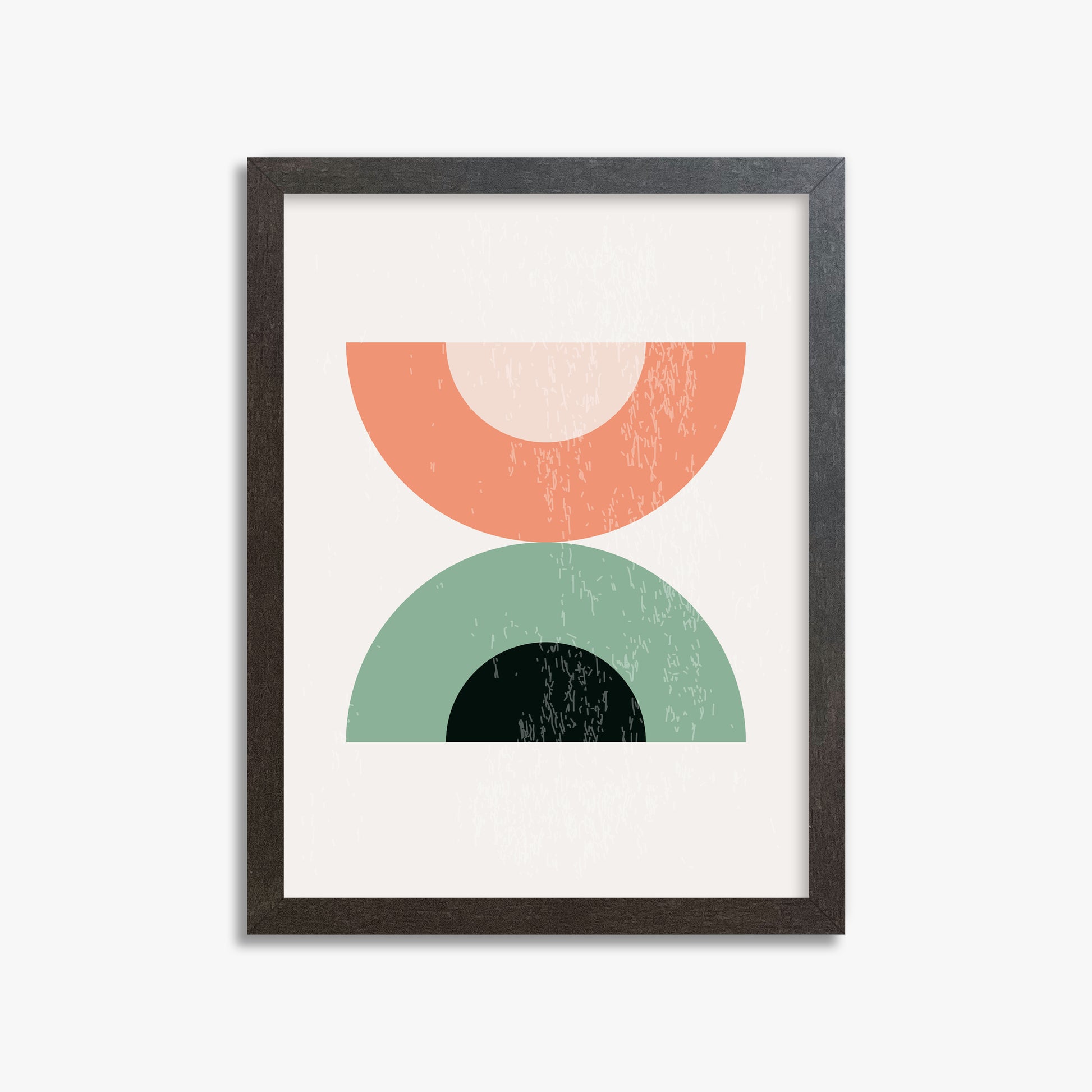 Sunset Balance, 30x40cm Framed Poster With Espresso Frame