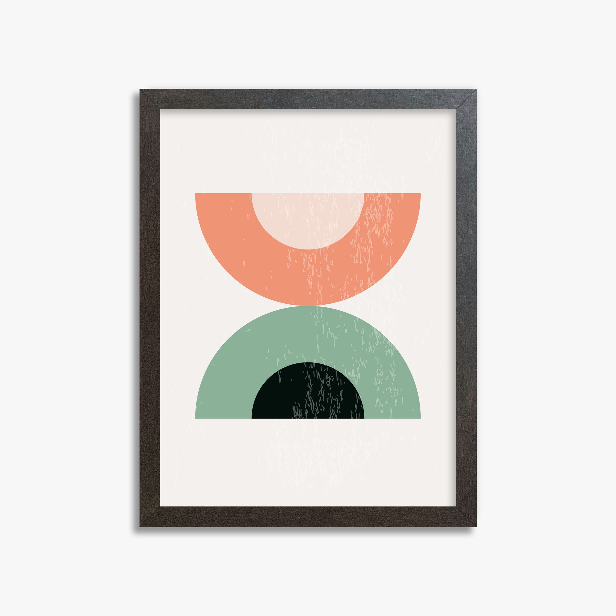 Sunset Balance, 30x40cm Framed Poster With Espresso Frame