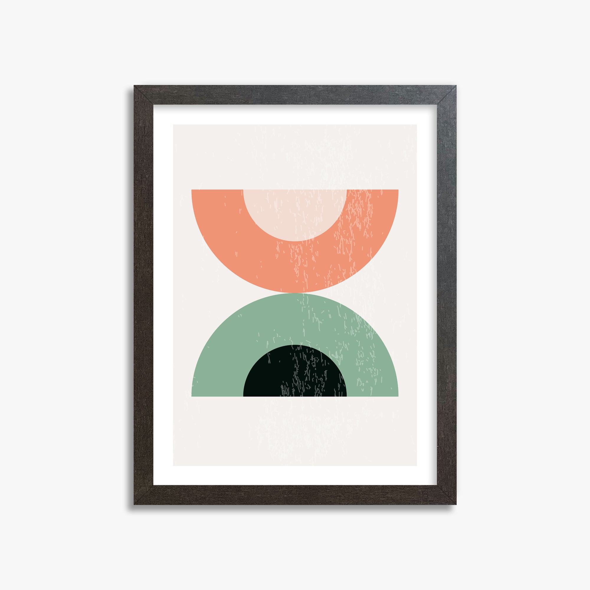 Sunset Balance, 30x40cm Framed Poster With Espresso Frame