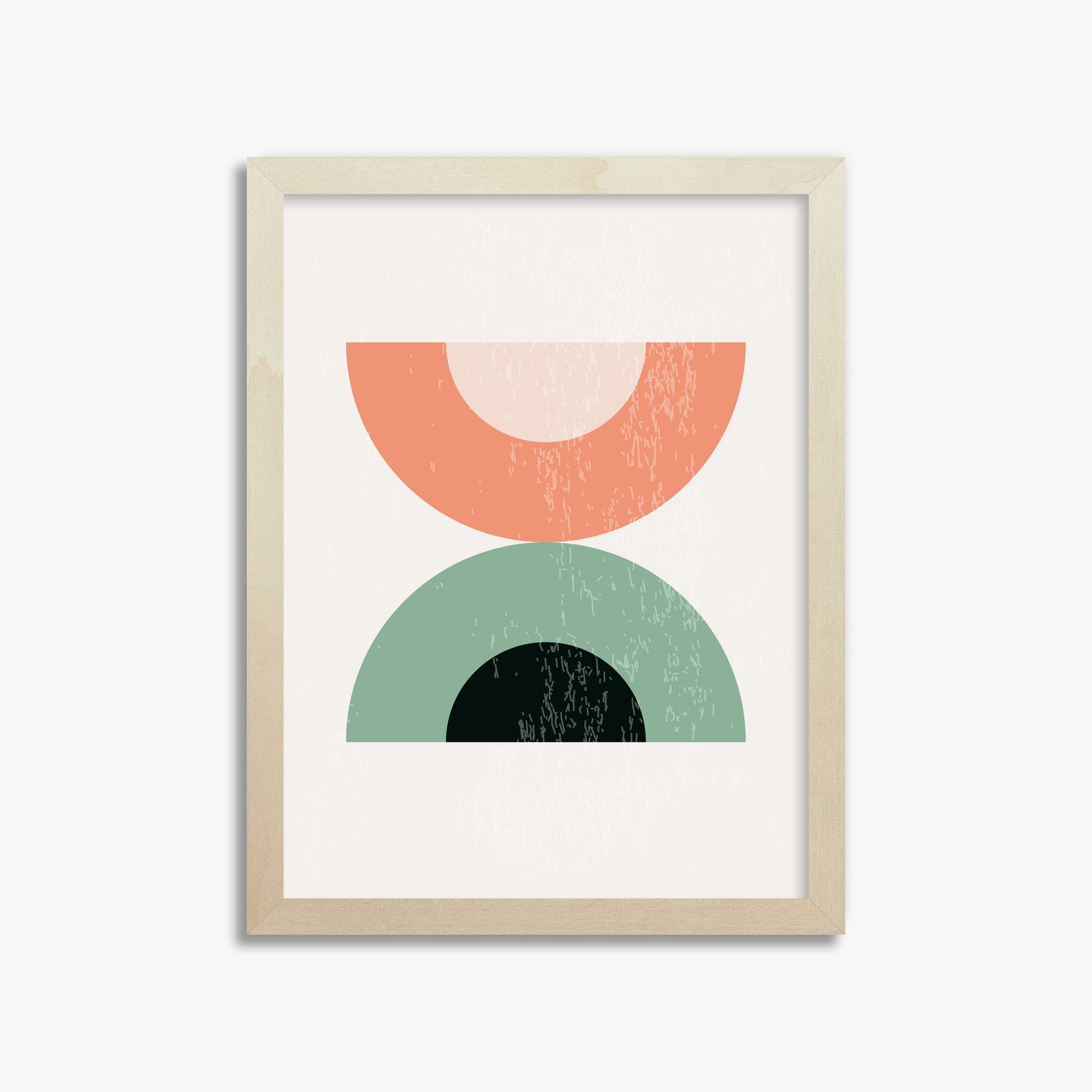 Sunset Balance, 30x40cm Framed Poster With Lime Wood Frame