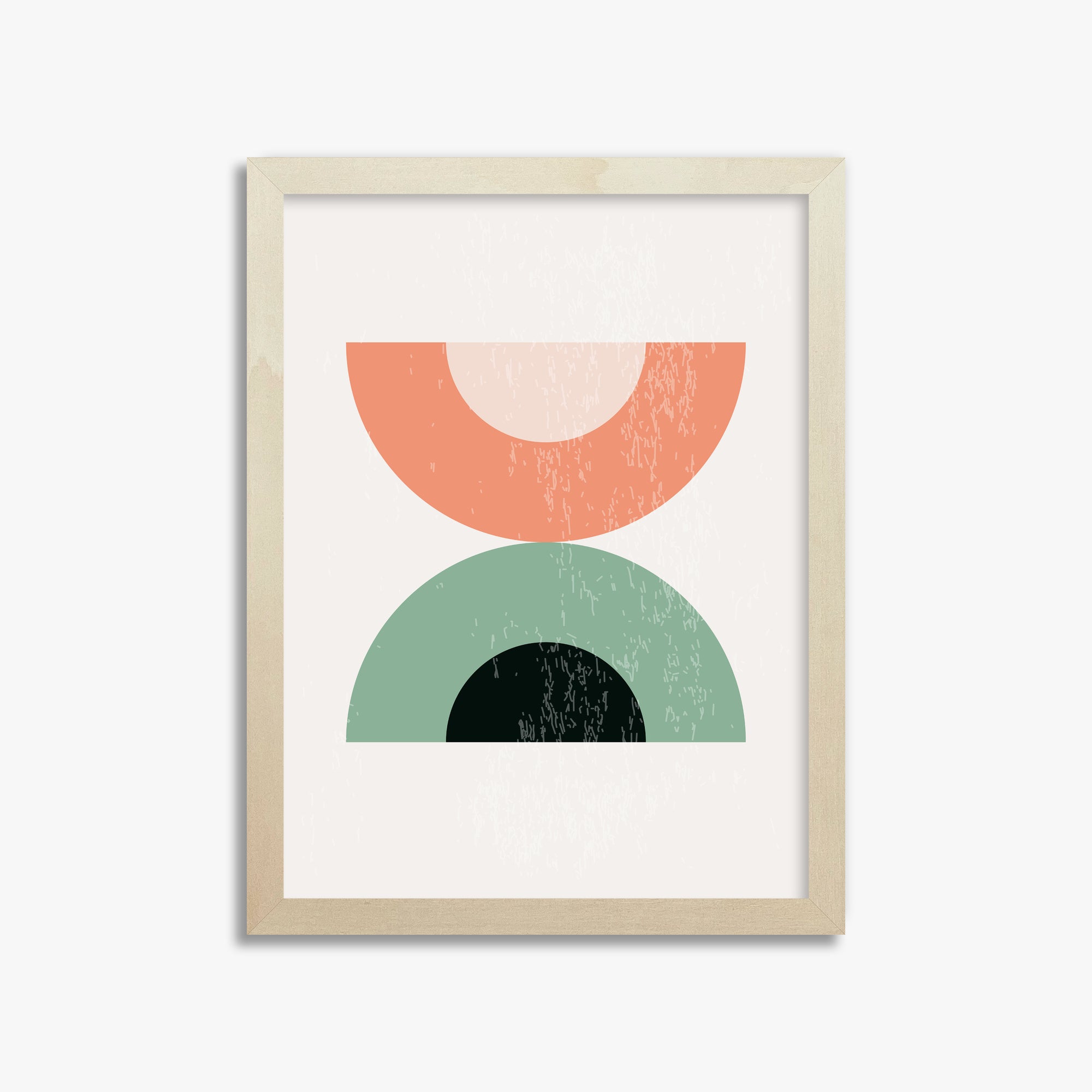 Sunset Balance, 30x40cm Framed Poster With Lime Wood Frame