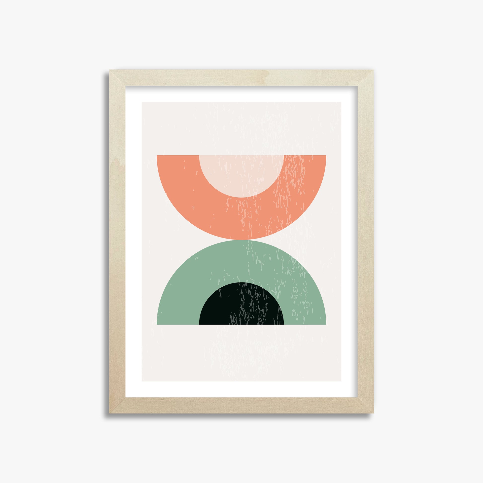 Sunset Balance, 30x40cm Framed Poster With Lime Wood Frame