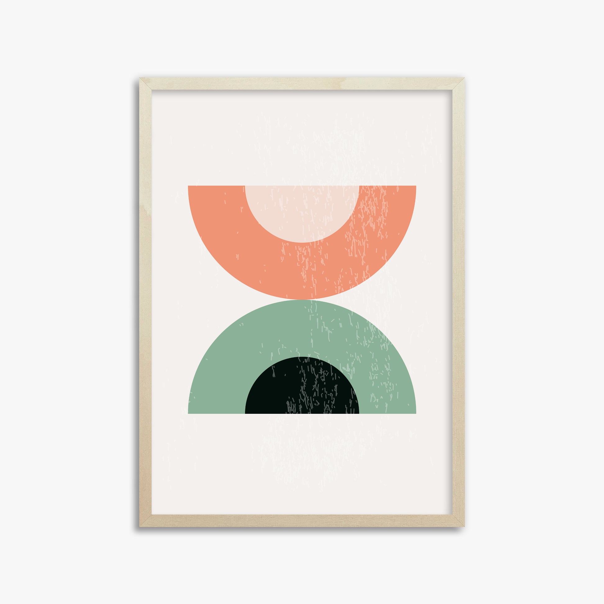 Sunset Balance, 50x70cm Framed Poster With Lime Wood Frame