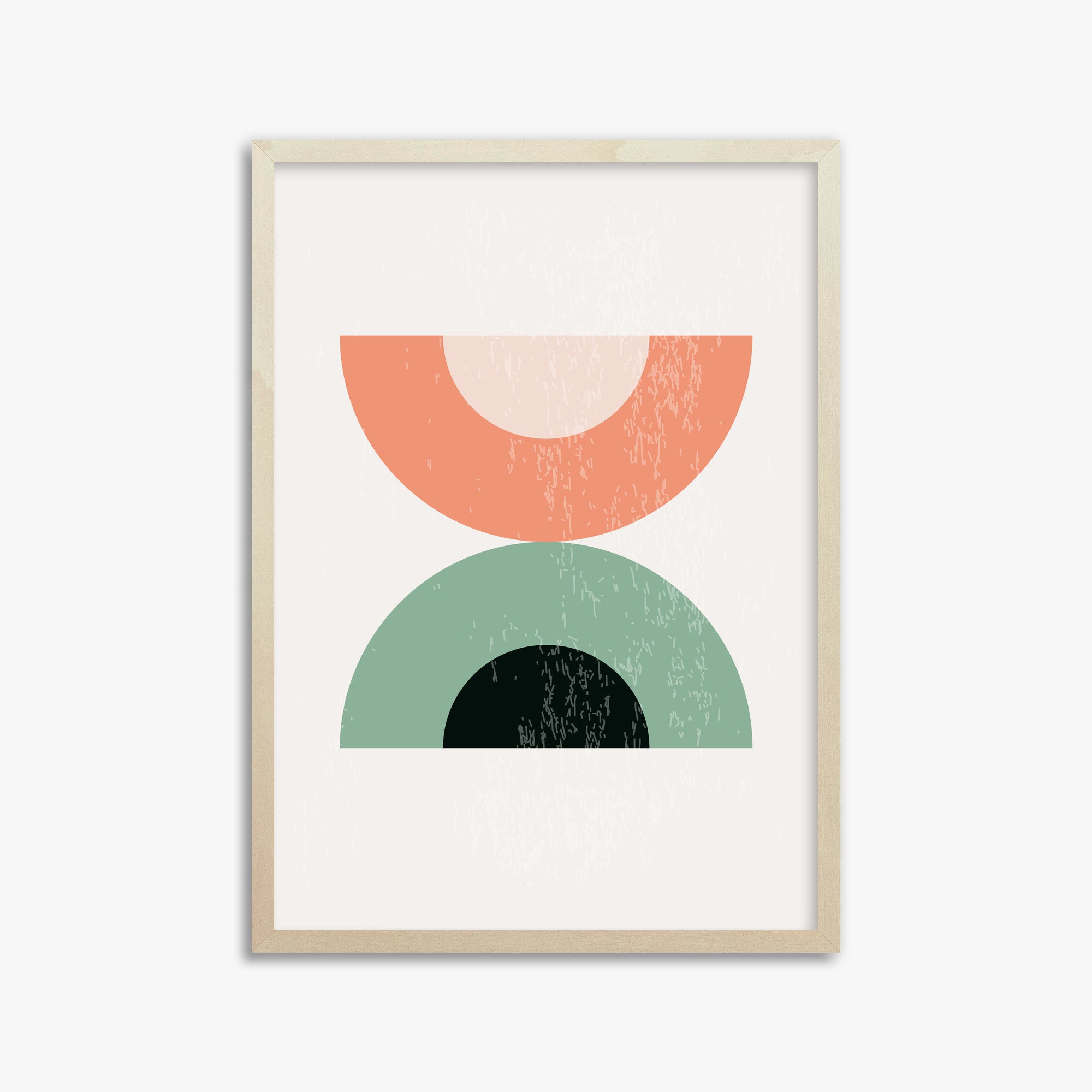 Sunset Balance, 50x70cm Framed Poster With Lime Wood Frame