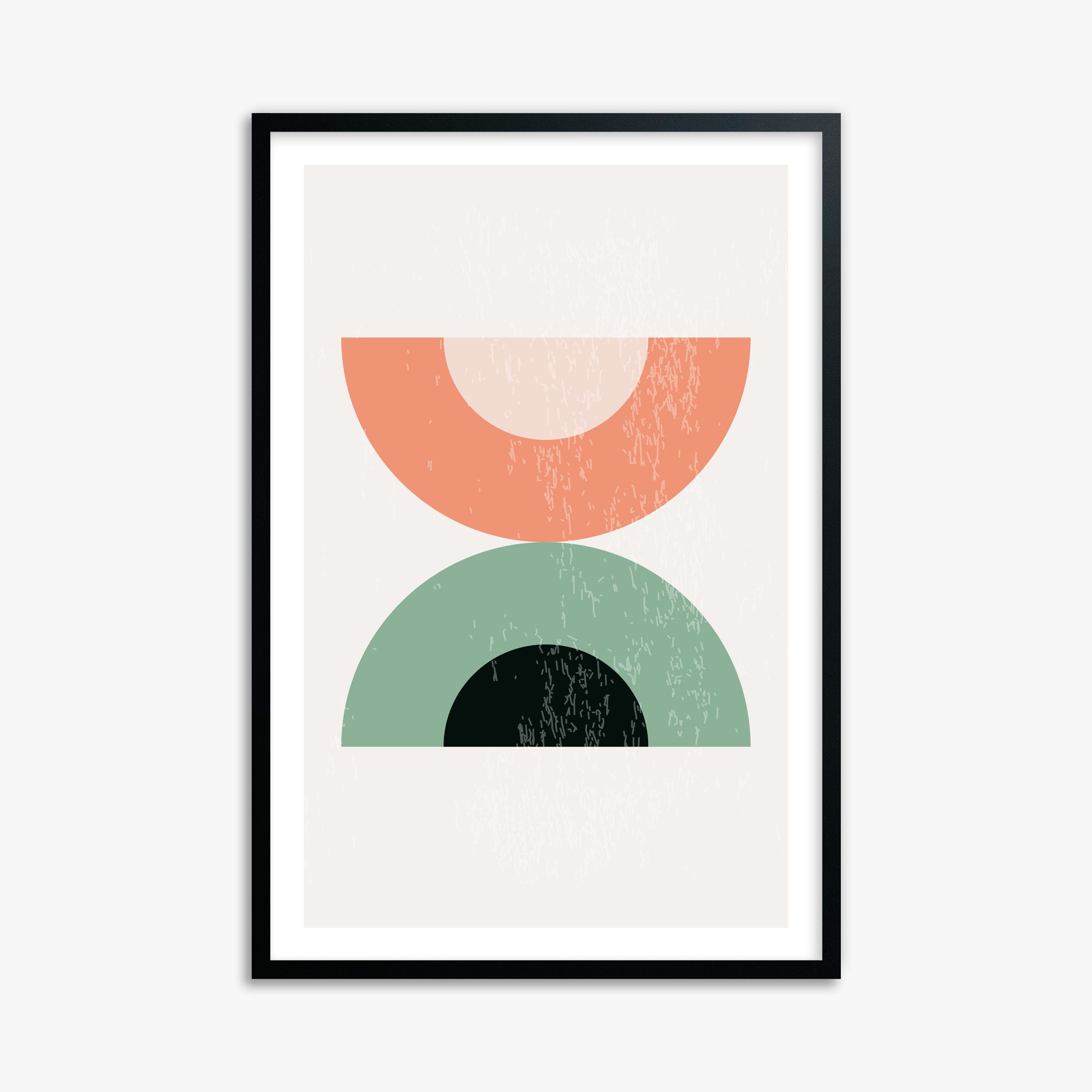Sunset Balance, 61x91cm Framed Poster With Black Frame