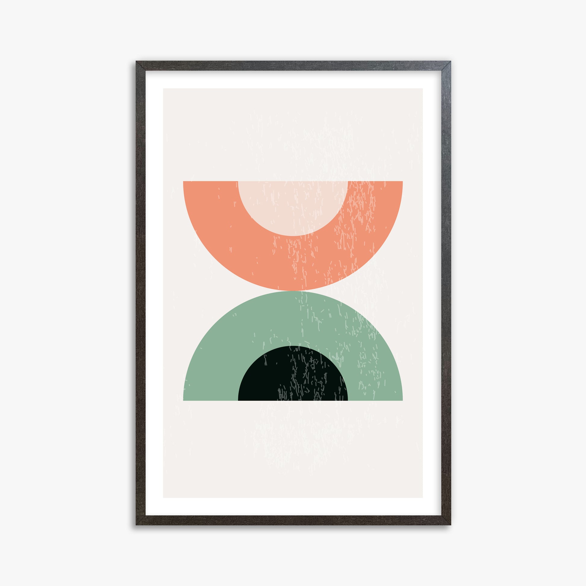 Sunset Balance, 61x91cm Framed Poster With Espresso Frame