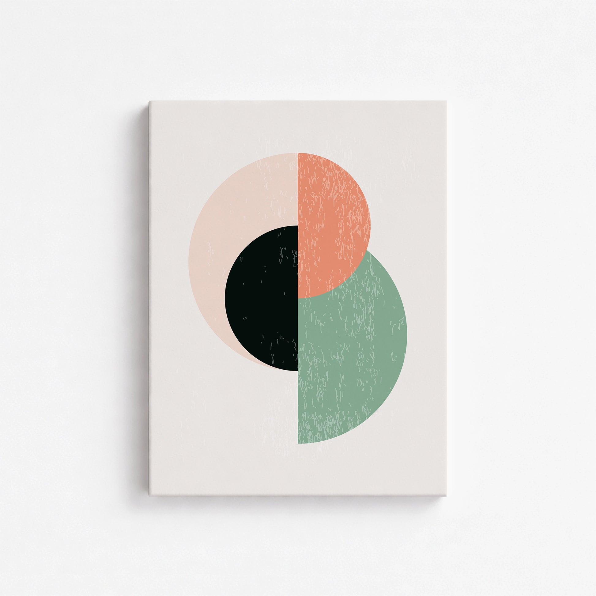 Geometric Harmony, 30x40cm Satin Canvas Poster