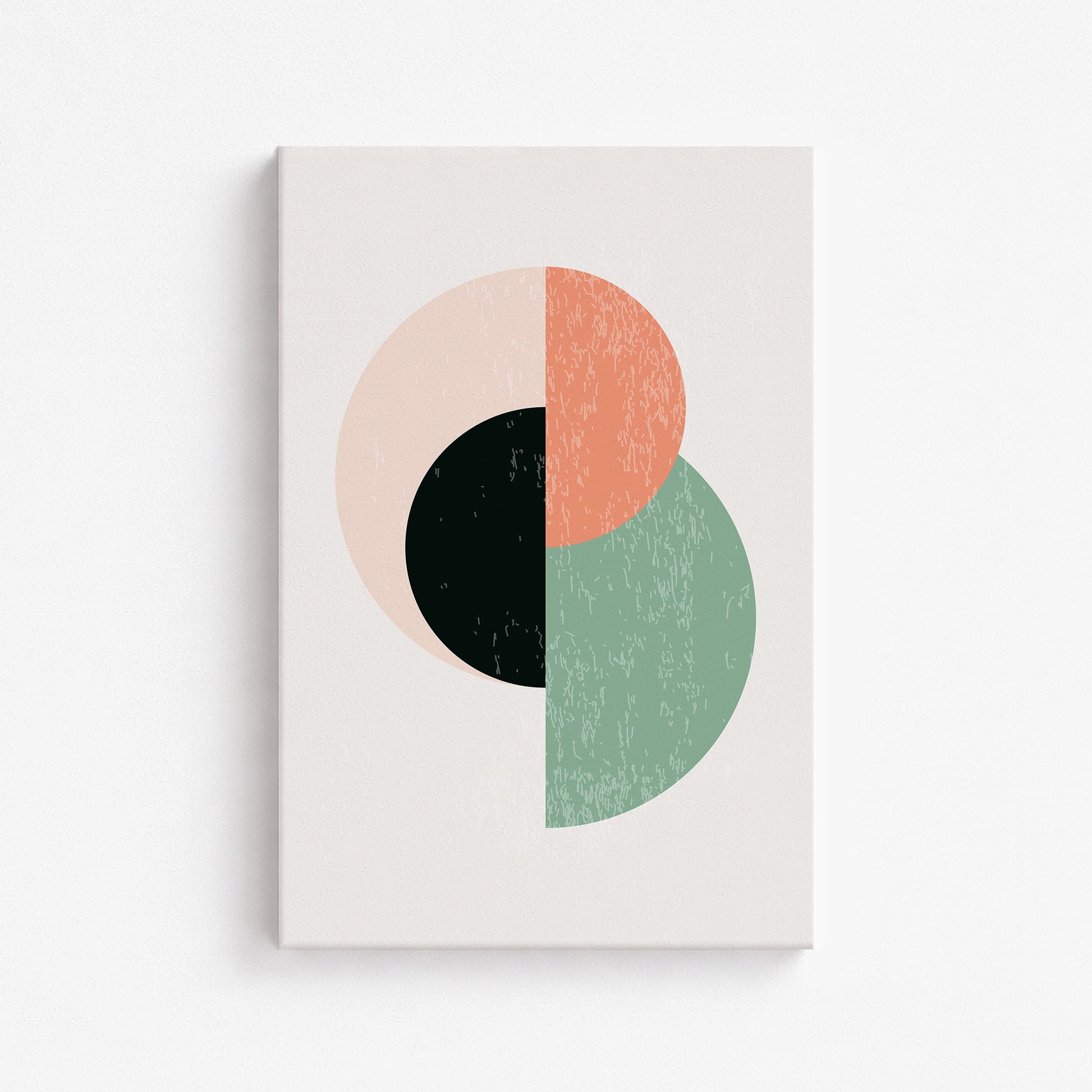 Geometric Harmony, 61x91cm Satin Canvas Poster