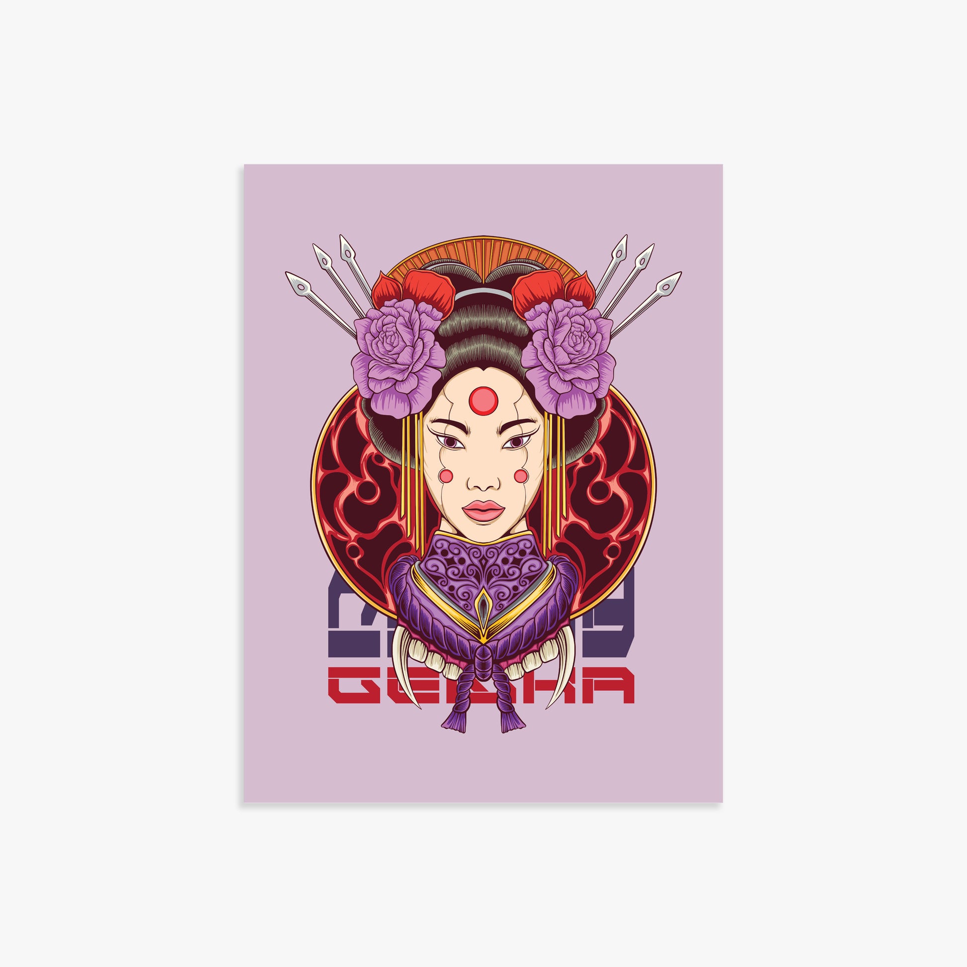 Crimson Blossom Empress, 30x40cm Poster Unframed