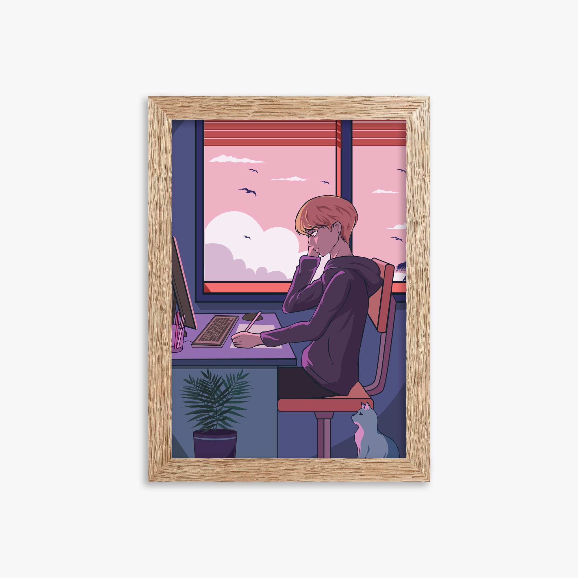 Sessione di studio sul tramonto
