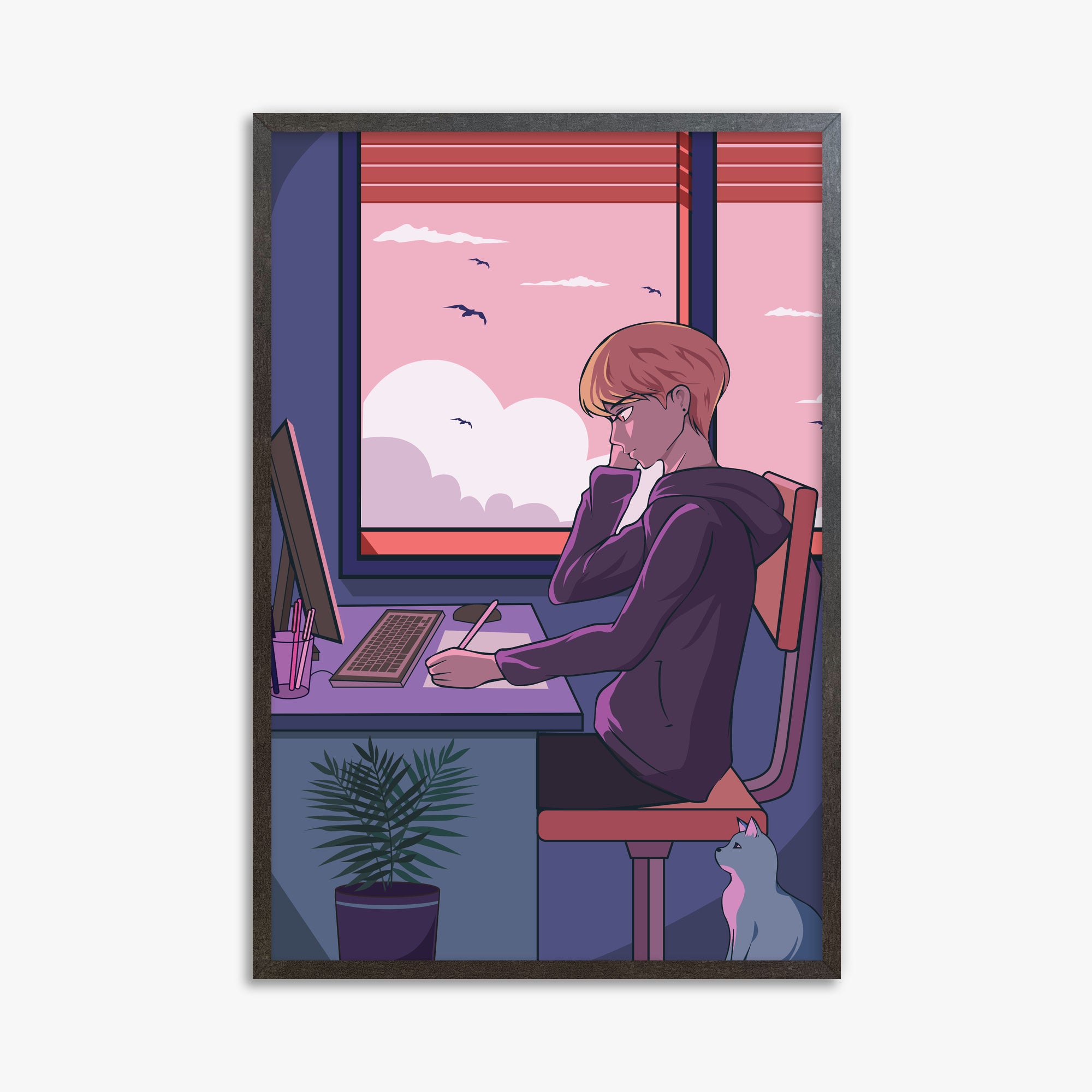 Sessione di studio sul tramonto