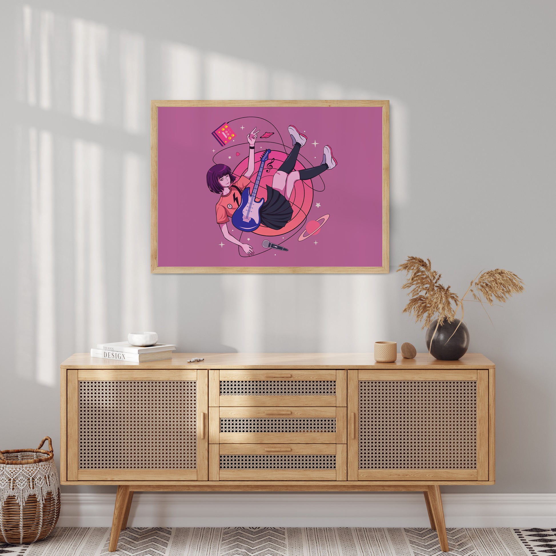 Design Concept No. 10 for Cosmic Melody Float Modern Poster Art